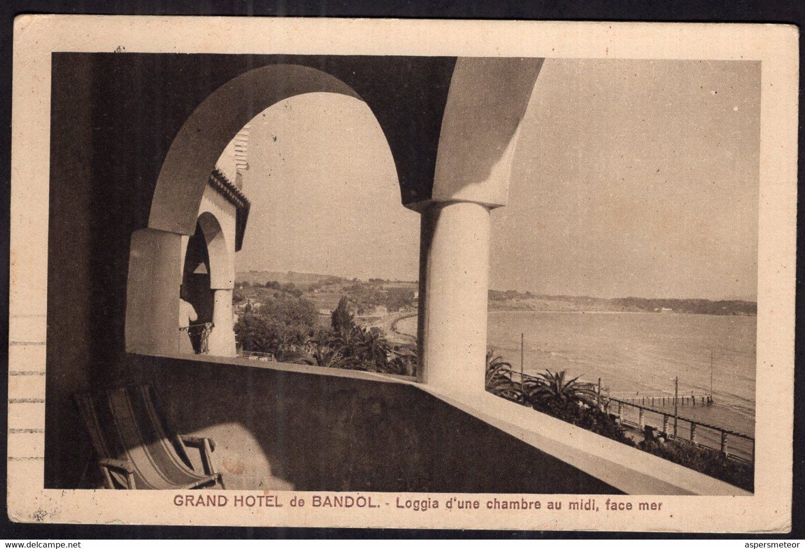 France - Carte Postale - 1933 - Grand Hotel De Bandol - A1RR2 - Bandol