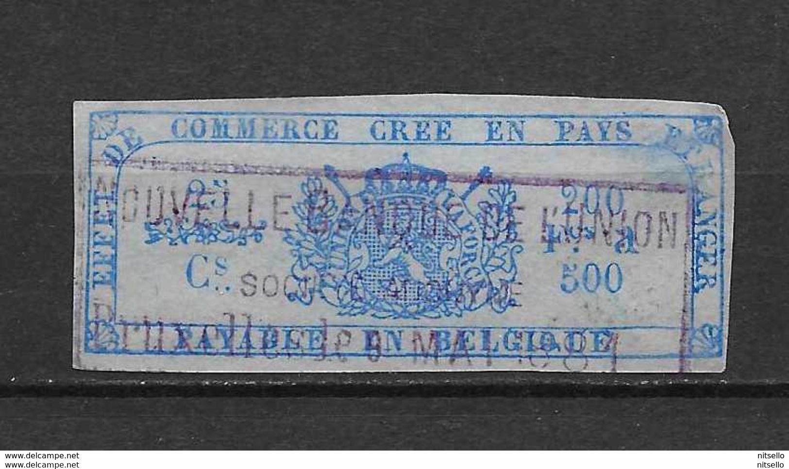 LOTE 1668  ///  BELGICA FISCAL 1881 - Postzegels