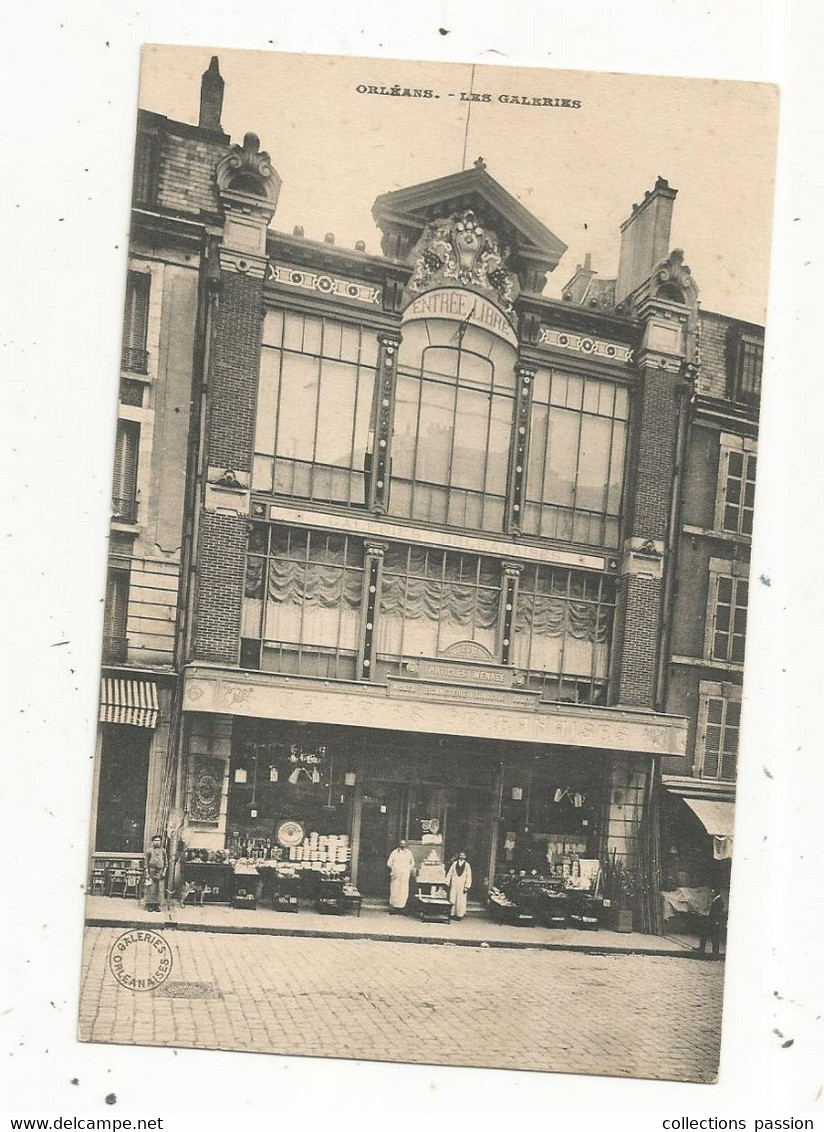 Cp , Commerce, Magasin , LES GALERIES, 45 , Orléans, Galeries Orléanaises , Vierge - Shops