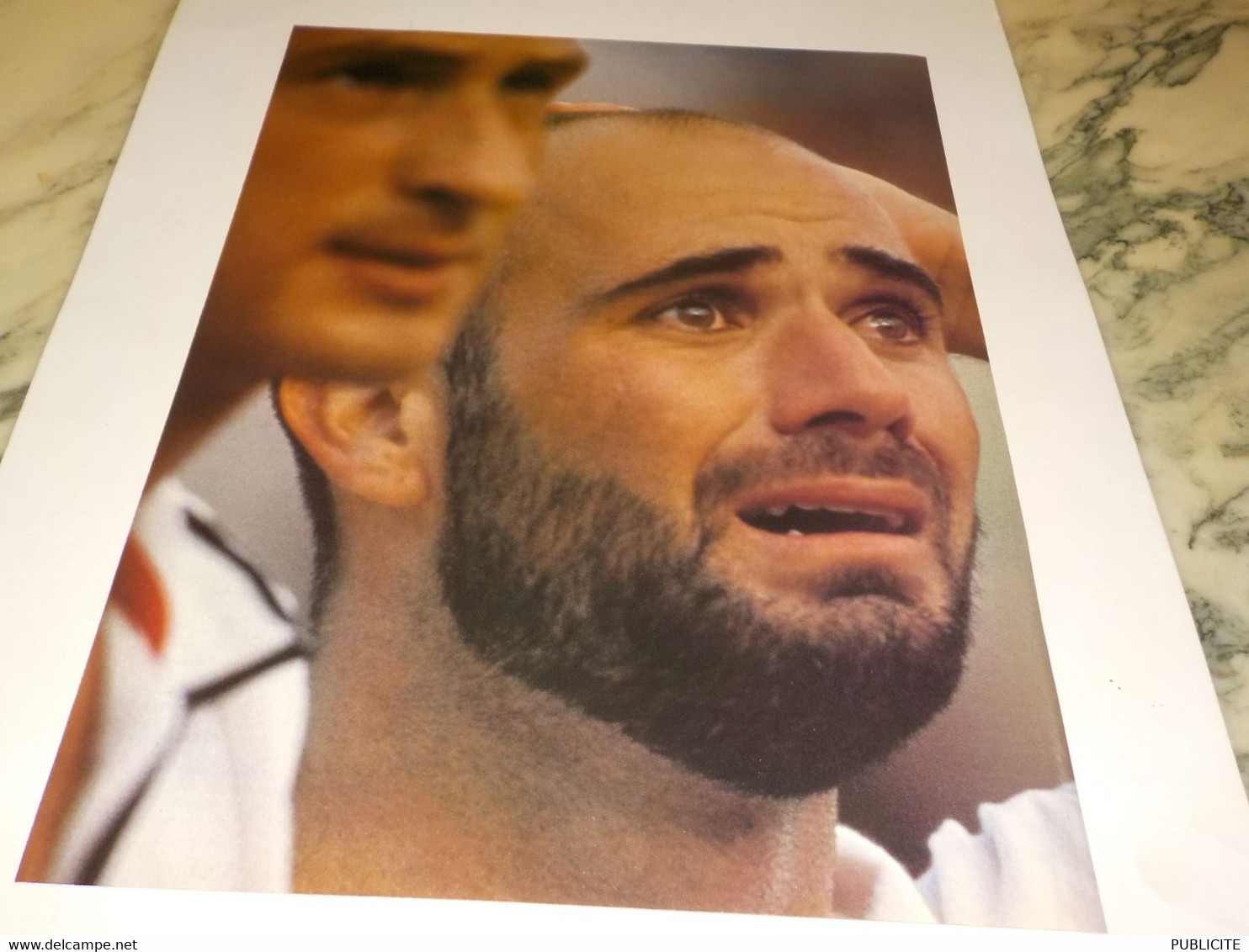 PHOTO LARME D AGASSI ROLAND GARROS 1999 - Other & Unclassified