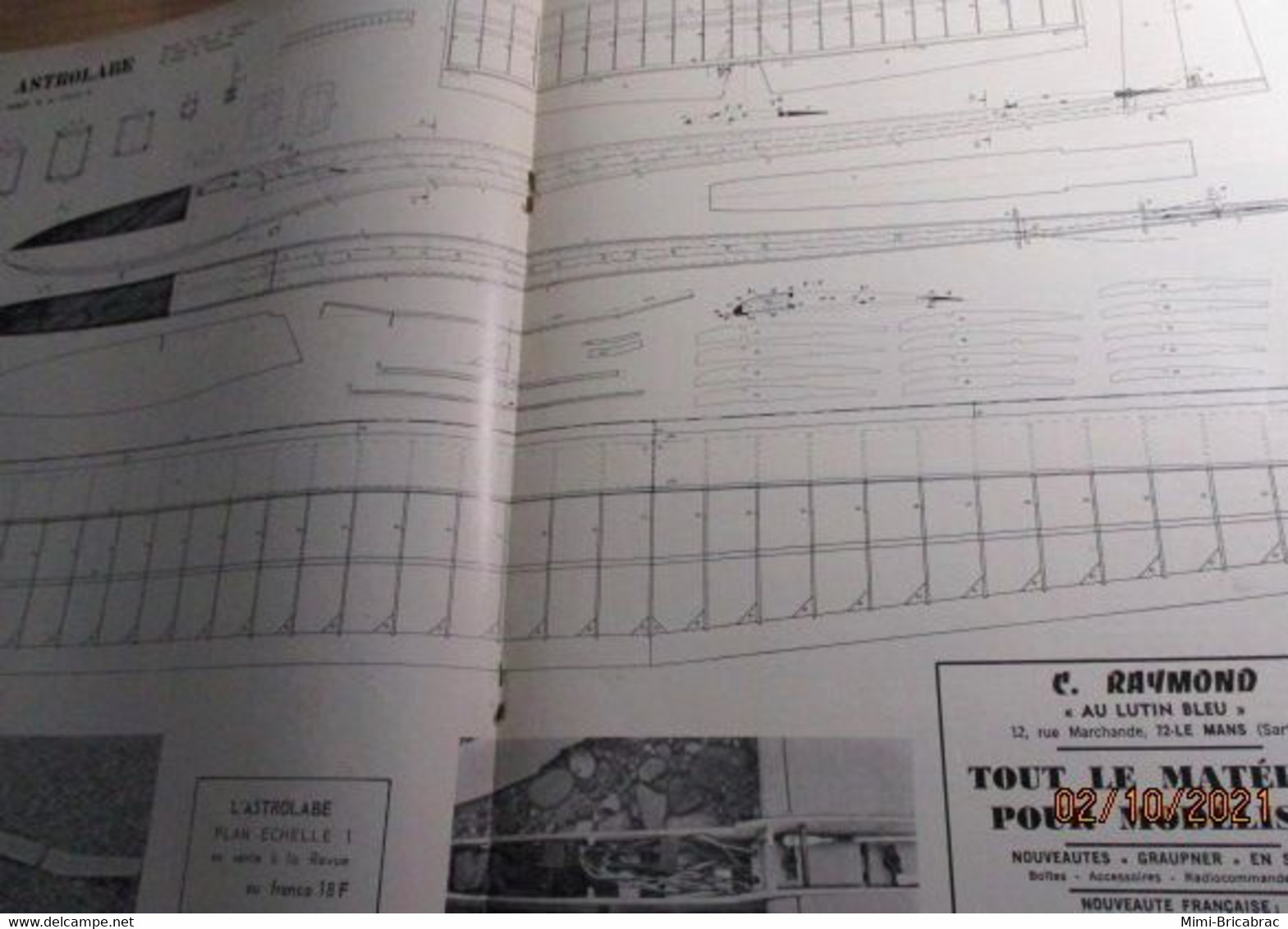 AEROJ20 Revue RADIO MOEDELISME N°50 De 2/71 Avec Plan En Pages Centrales, En Très Bon état Général - Modelos R/C (teledirigidos)