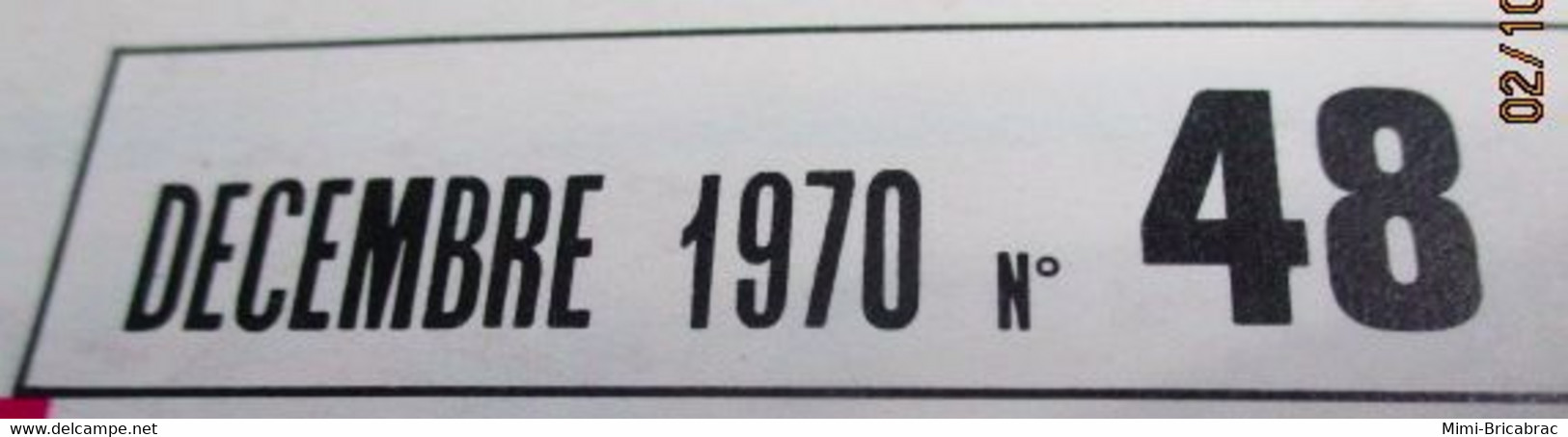 AEROJ20 Revue RADIO MOEDELISME N°48 De 11/70 Avec Plan En Pages Centrales, En Très Bon état Général - Modelli Dinamici (radiocomandati)