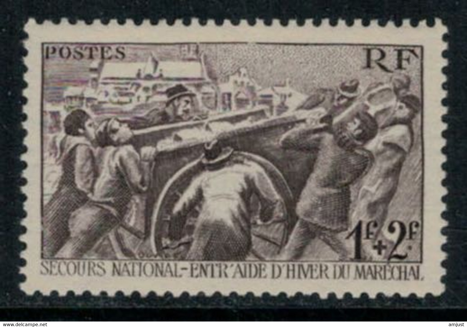 France // 1941 // Au Profit Du Secours National, Neuf** MNH N0.497 Y&T (sans Charnière) - Neufs
