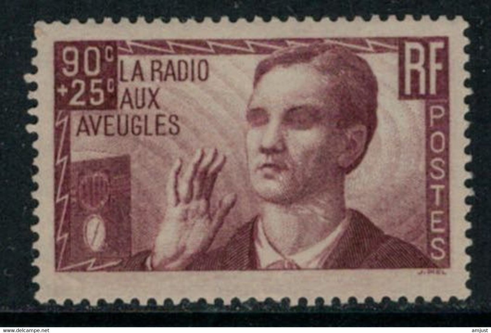 France // 1938 // La Radio Aux Aveugles, Neuf** MNH N0.418 Y&T (sans Charnière) - Nuevos