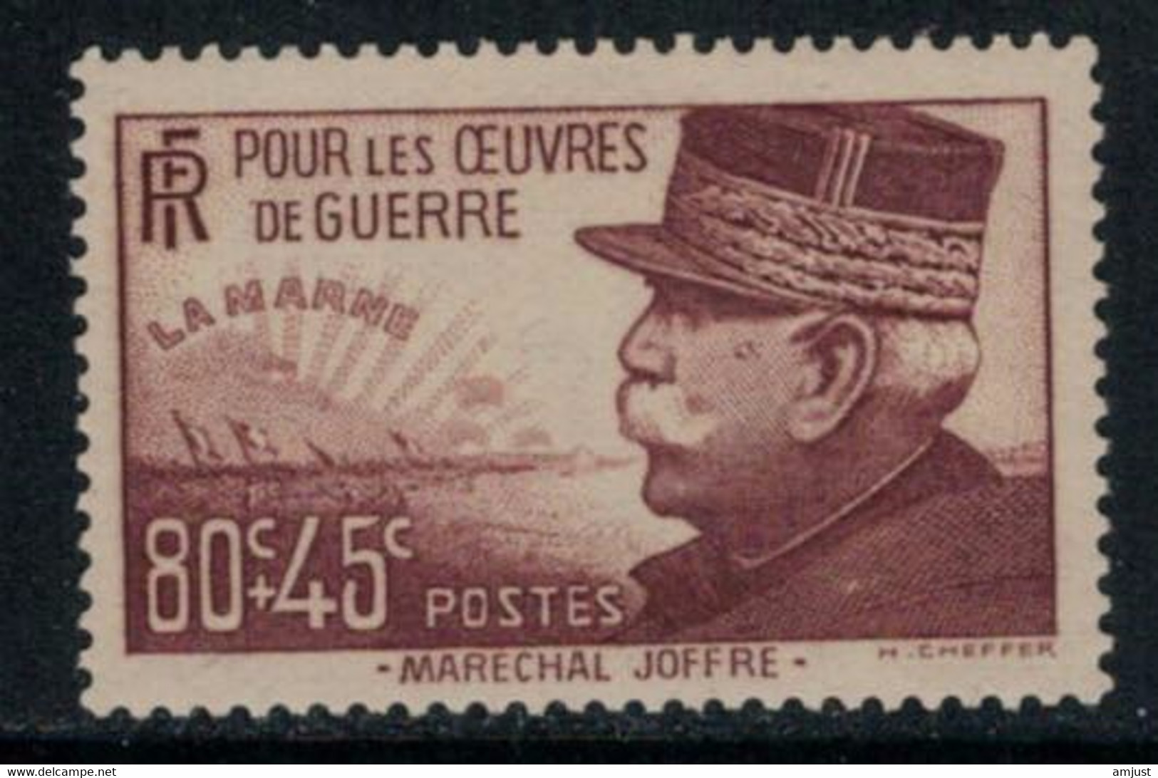 France // 1940 // Joseph Joffre, Neuf** MNH N0.454 Y&T (sans Charnière) - Unused Stamps