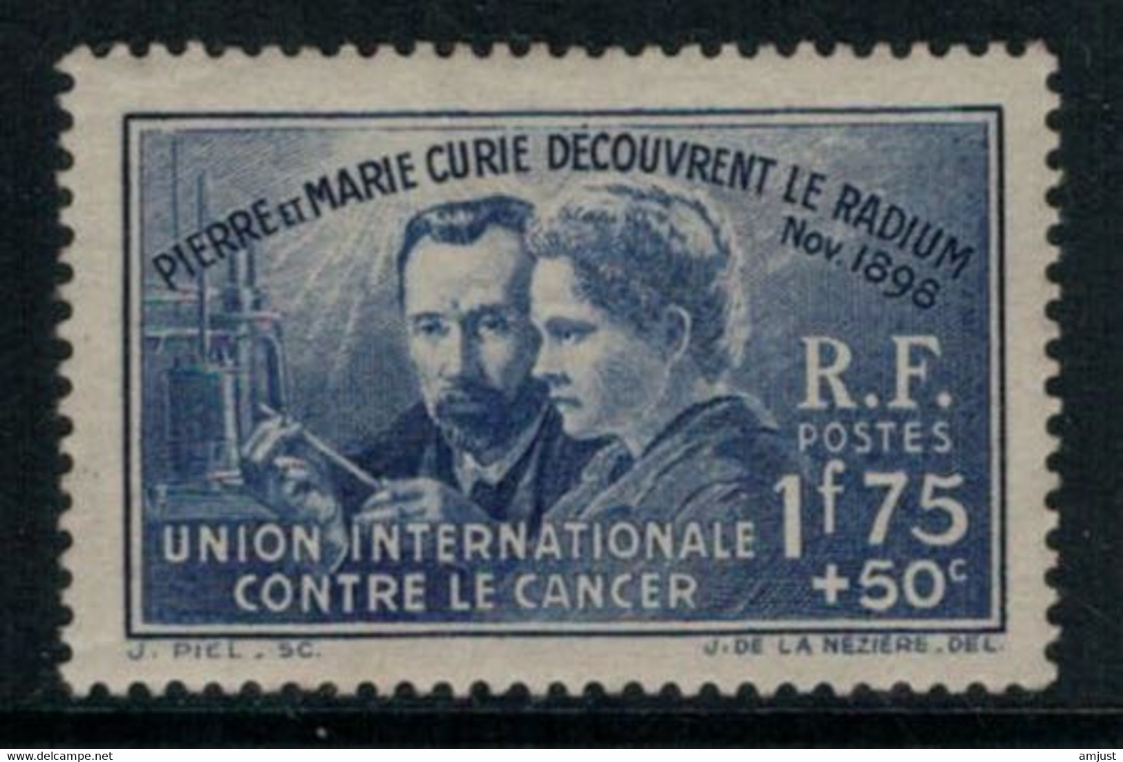 France // 1938 // Pierre Et Marie Curie, Neuf** MNH N0.402 Y&T (sans Charnière) - Nuevos