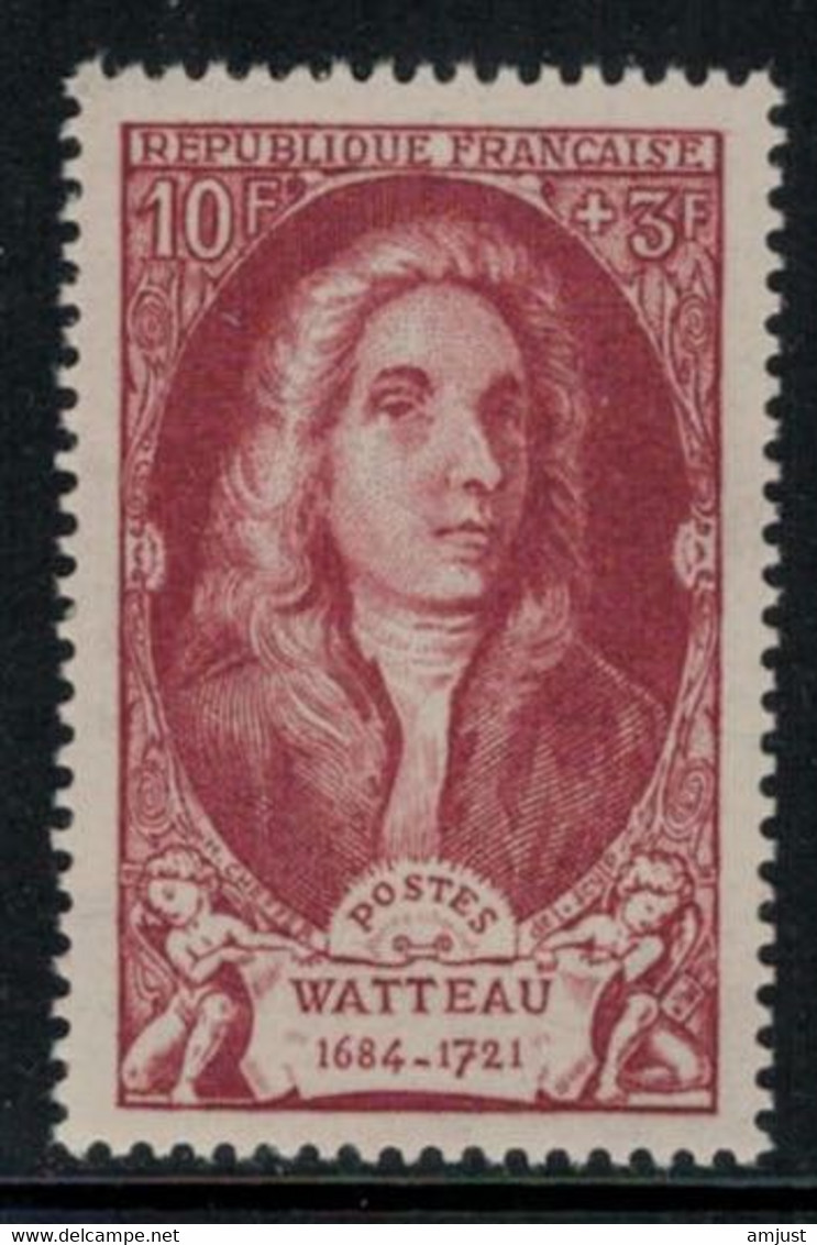 France // 1949 // Antoine Watteau, Neuf** MNH N0.855 Y&T (sans Charnière) - Unused Stamps