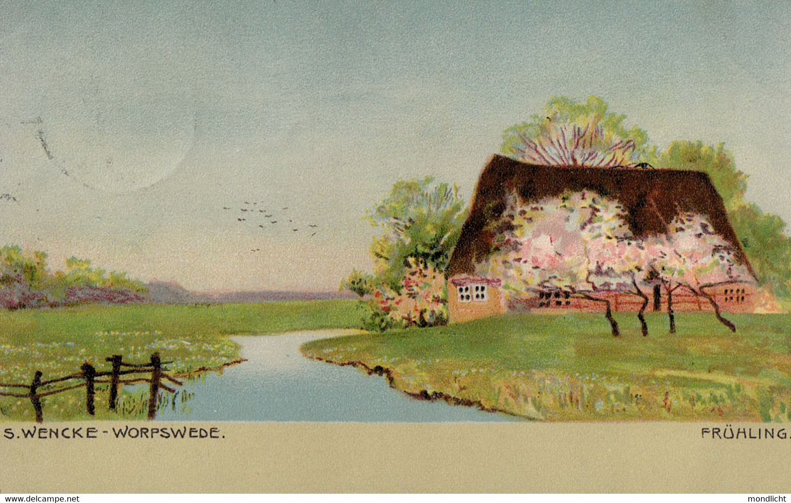 Frühling. S. Wenke - Worpswede. 1903. - Worpswede