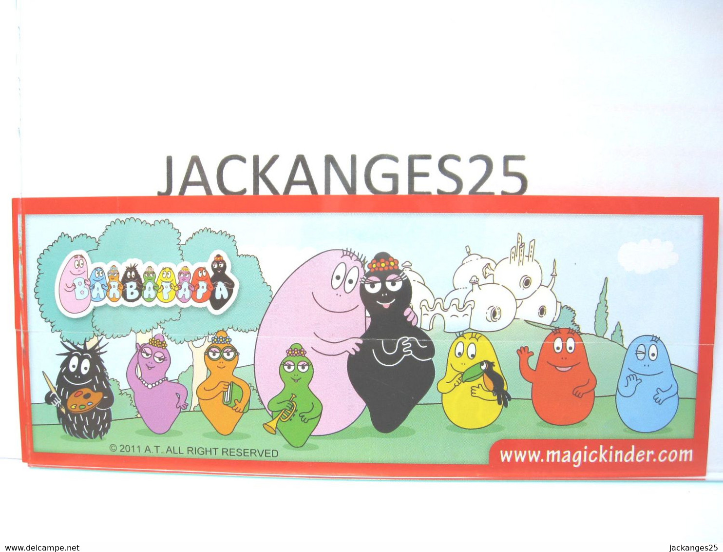 KINDER  BARBAPAPA MPG DC 161 2011  + BPZ - Familles