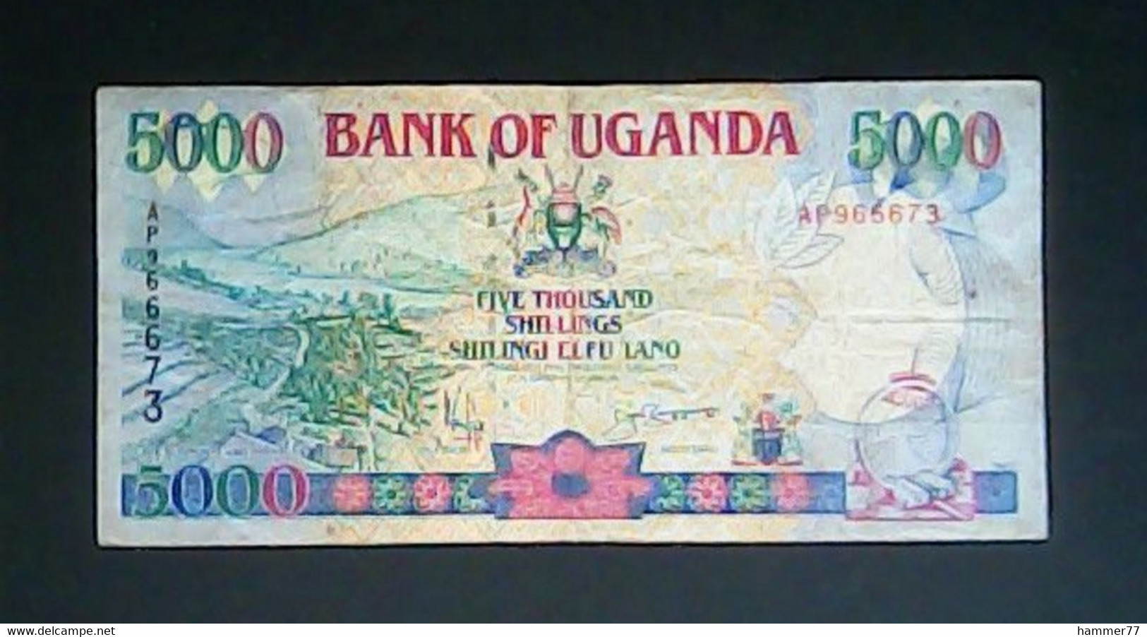 Uganda 1993: 5000 Shillings - Ouganda