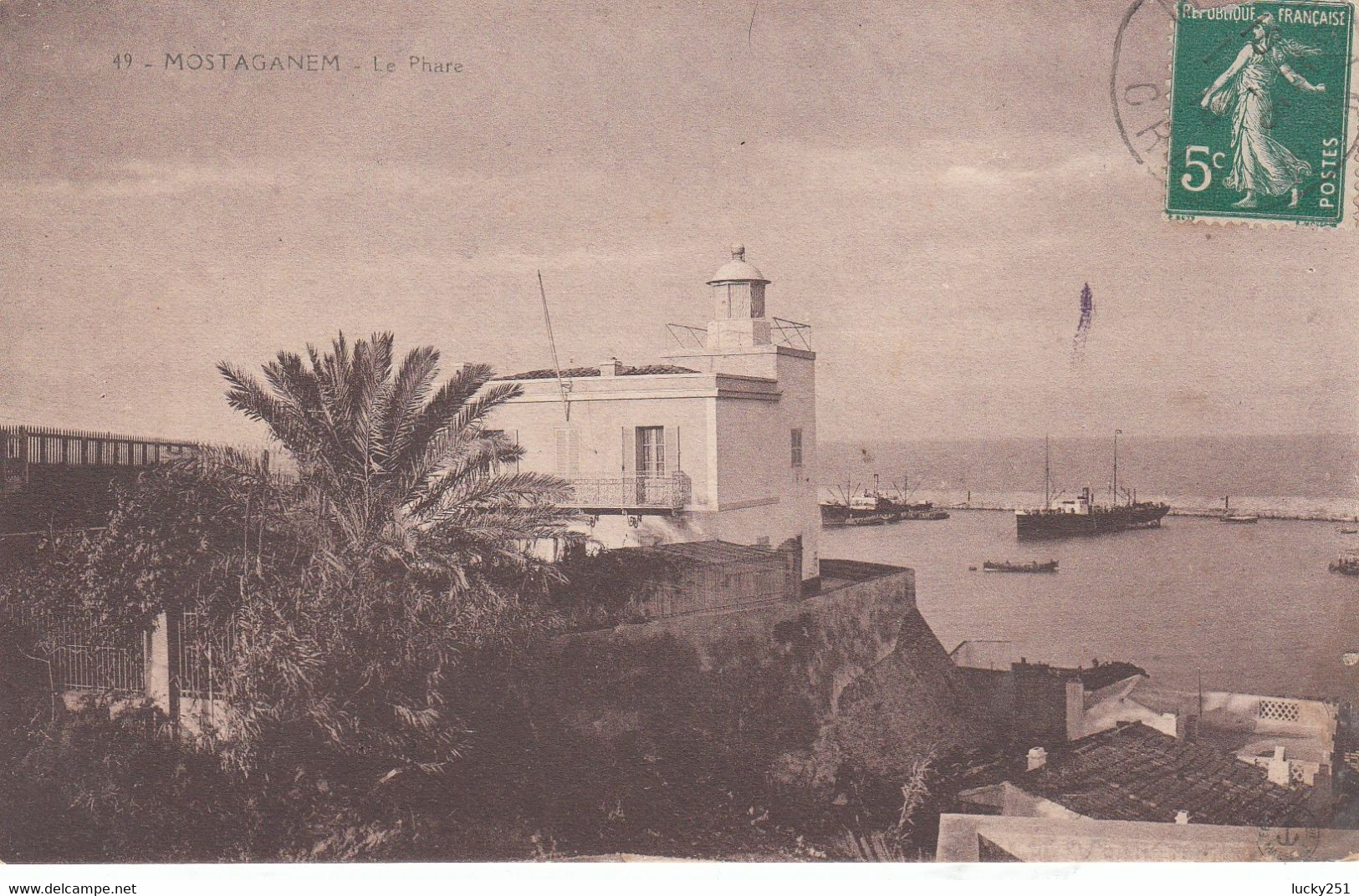 Algérie - Circulée - Mostaganem - Le Phare - Faros