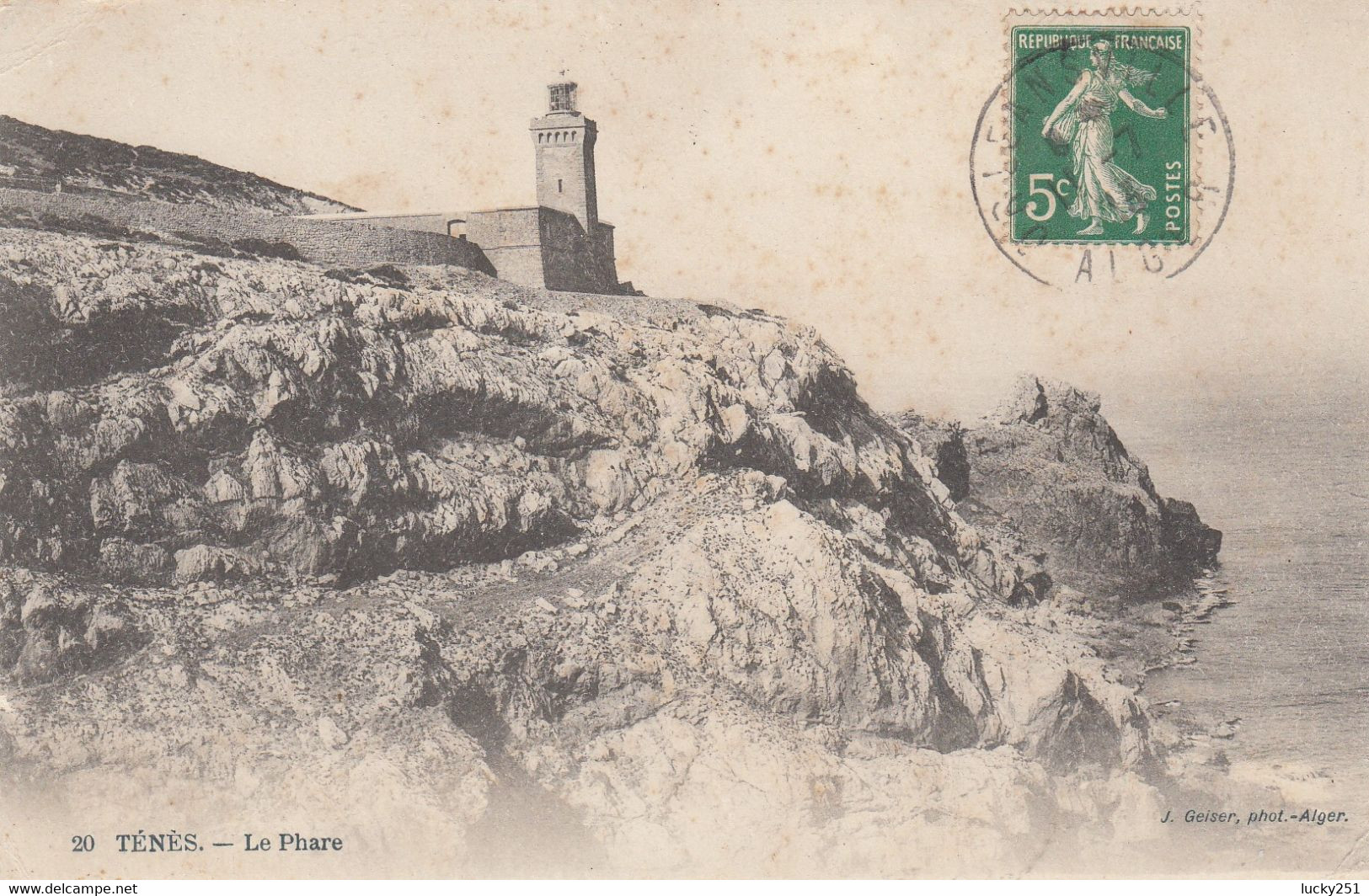 Algérie - Circulée - Ténès -  Le Phare - Lighthouses