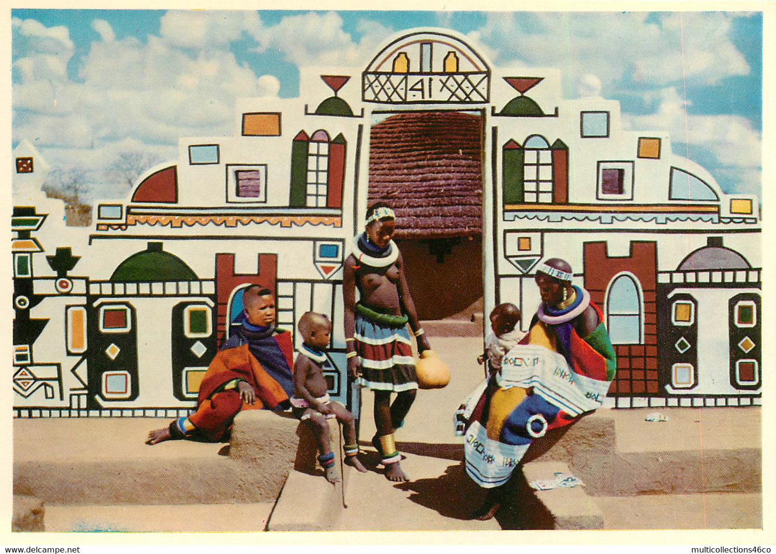 021021 - AFRIQUE DU SUD - PRETORIA Ndebeles - Pretoria's N'Debeles Are A Decorative People - Etnique Seins Nu Africain - Afrique Du Sud