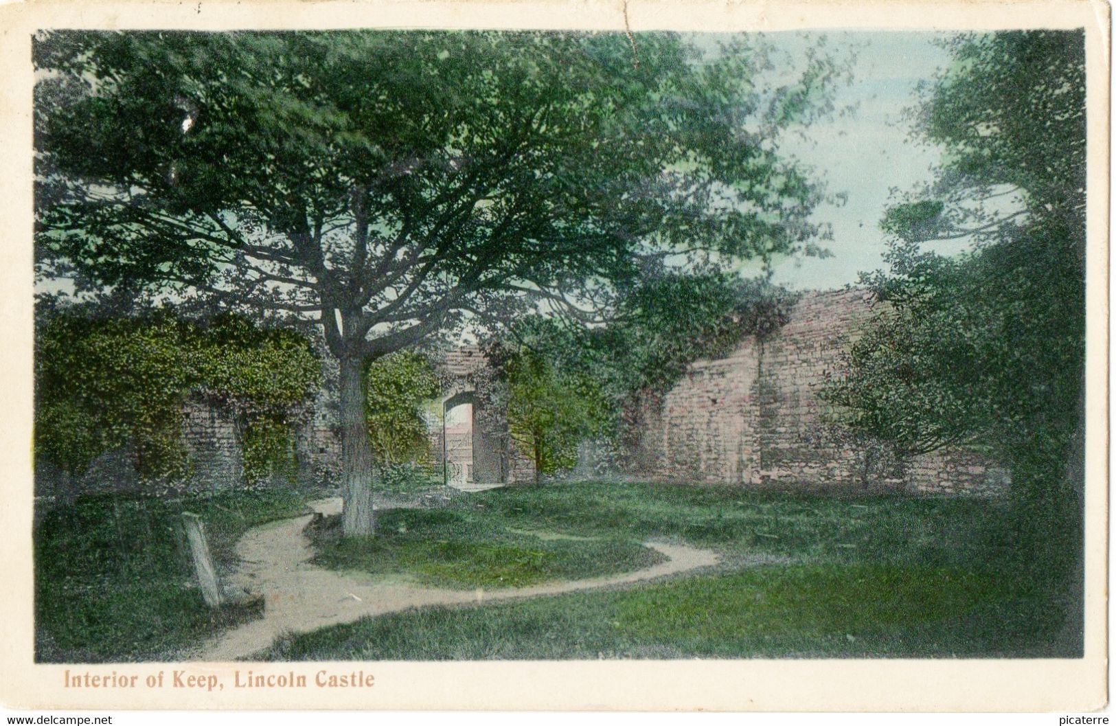 Interior Of Keep, Lincoln Castle 1907(CWW Series) - Lincoln