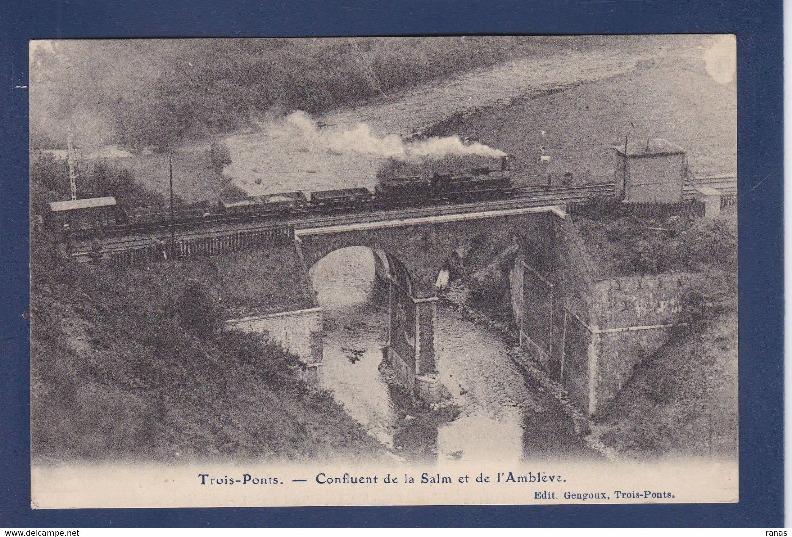 CPA Belgique > Liège > Trois-Ponts Train Chemin De Fer Circulé - Trois-Ponts