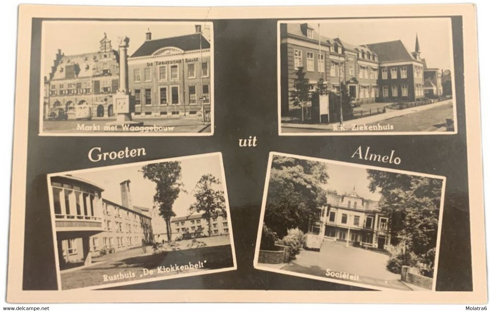 #496 - Groeten Uit Almelo 1953 (OV) - Ziekenhuis - Almelo