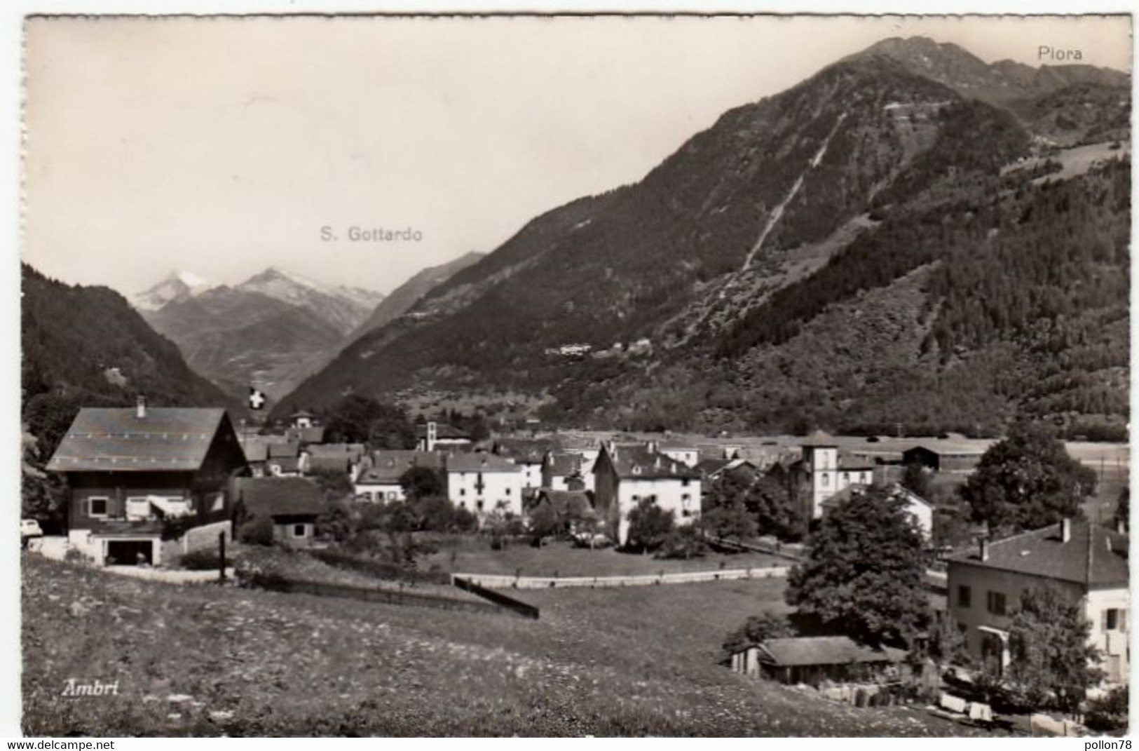 AMBRI'- QUINTO - TESSIN - TICINO - 1956 - Formato Piccolo - Quinto