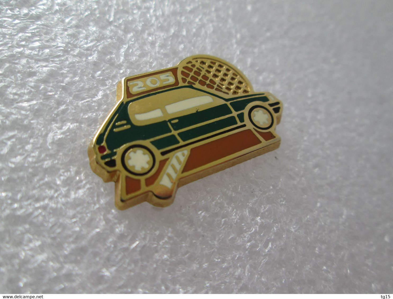 PIN'S      PEUGEOT  205  ROLAND GARROS   Zamak   HELIUM - Peugeot