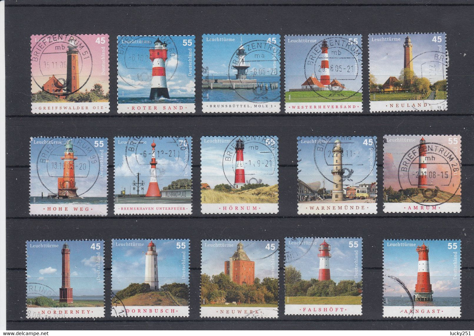 Allemagne  - Phares, Lignthouse, Leuchtturm - Belle Collection De 31 Timbres, Tous Différents - - Vuurtorens