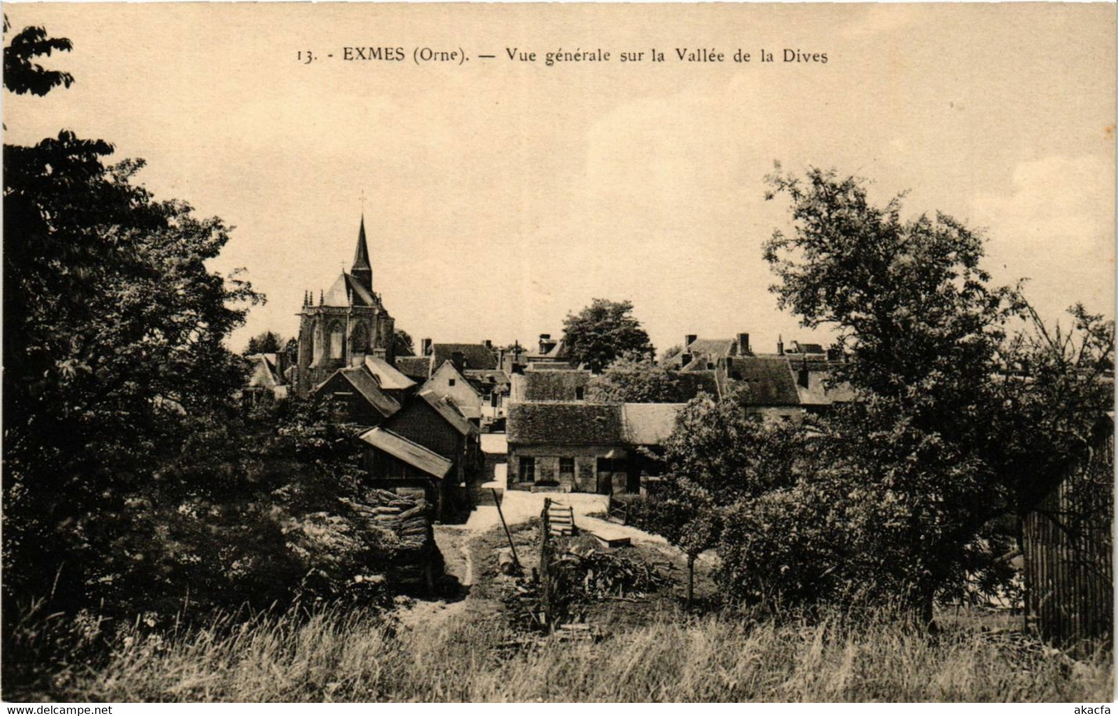 CPA Exmes - Vue Générale Sur La Vallée De La Dives (435601) - Exmes