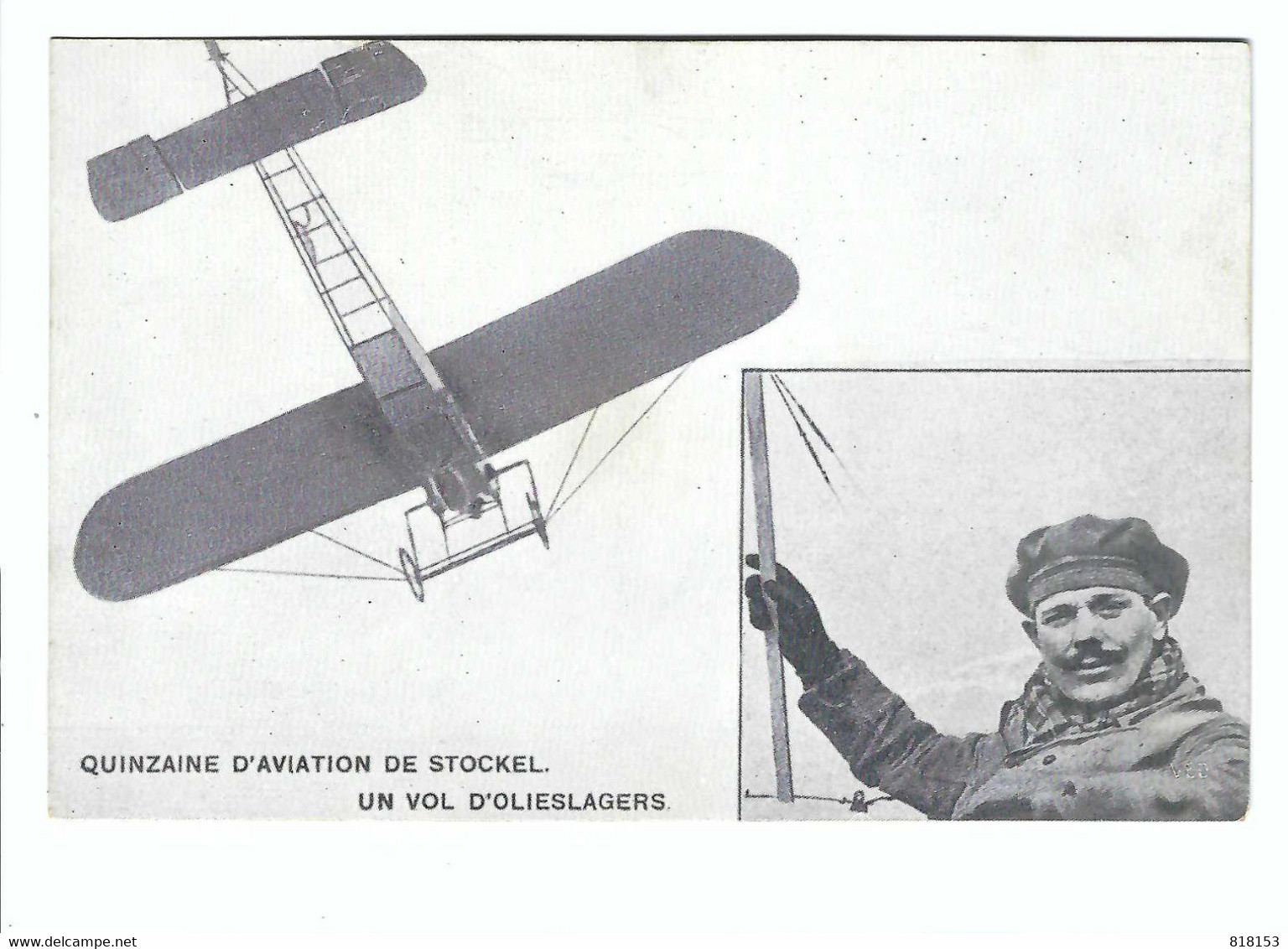 Stokkel  -  Stockel  -   QUINZAINE D'AVIATION DE STOCKEL - UN VOL D'OLIESLAGERS       VED - St-Pieters-Woluwe - Woluwe-St-Pierre