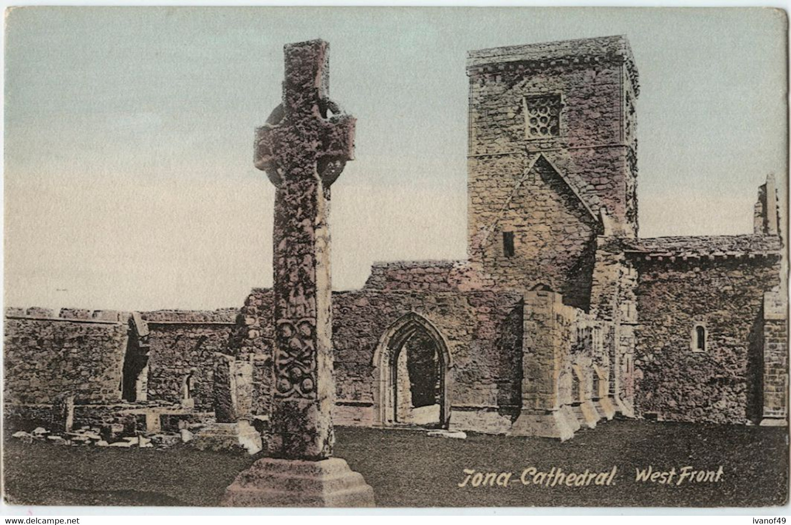 ROYAUME UNI - SCOTLAND - ISLE OF JONA - CPA - Jona Cathedral - West Front - Argyllshire