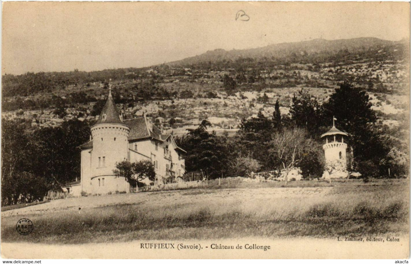 CPA AK RUFFIEUX - Chateau De Collonge (438978) - Ruffieux