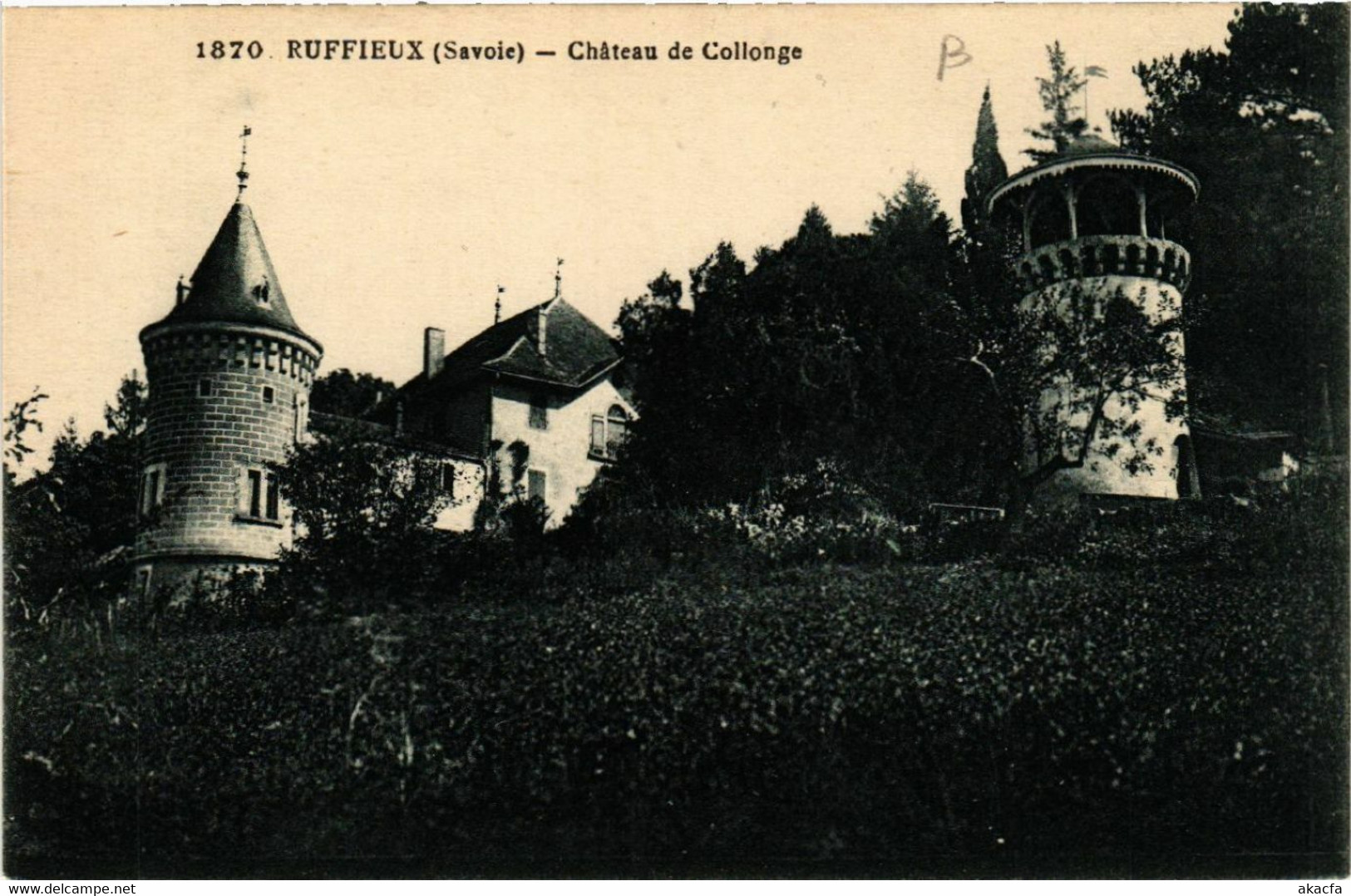 CPA AK RUFFIEUX - Chateau De Collonge (438980) - Ruffieux