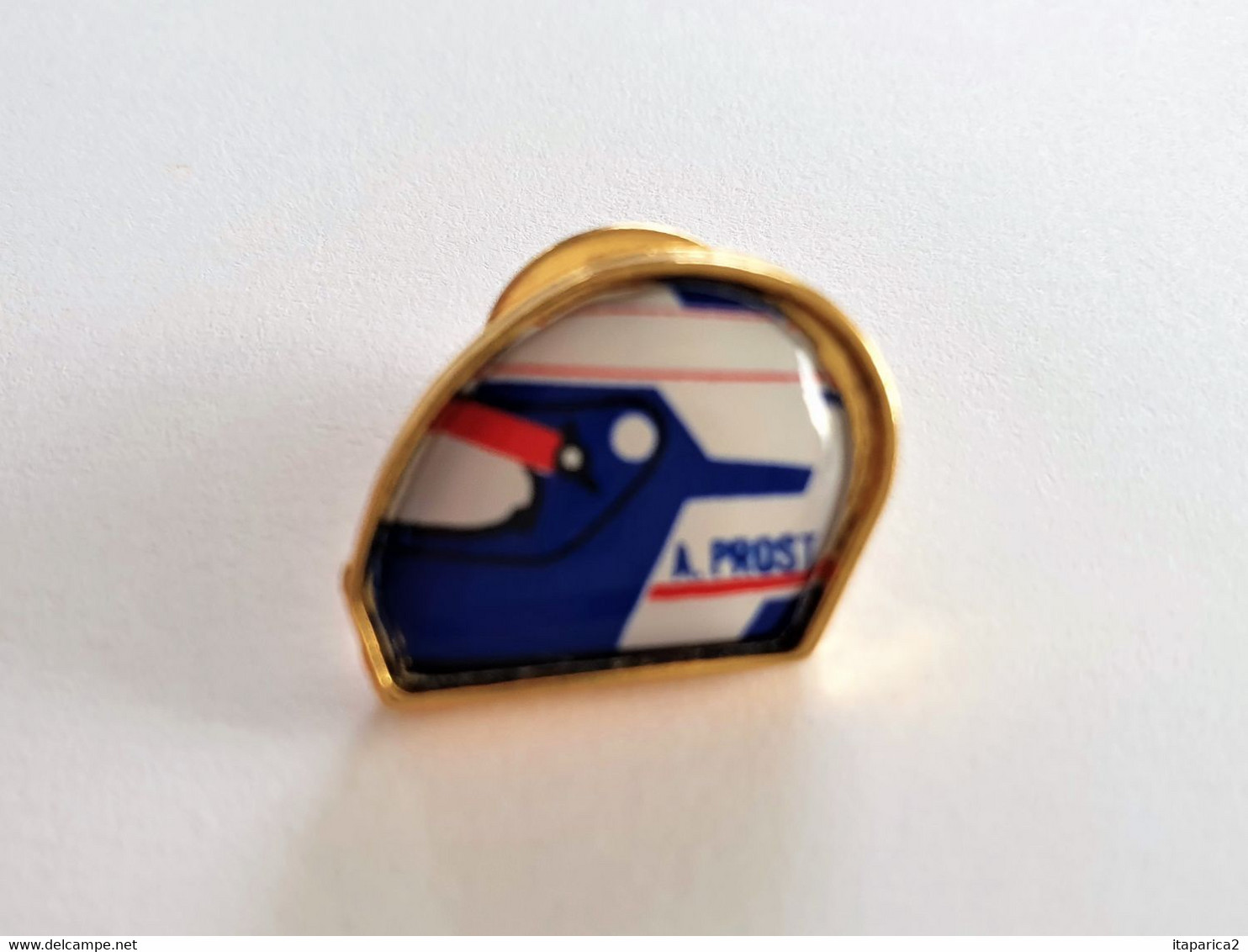 PINS CASQUE ALAIN PROST / Made In Italy / 33NAT - F1