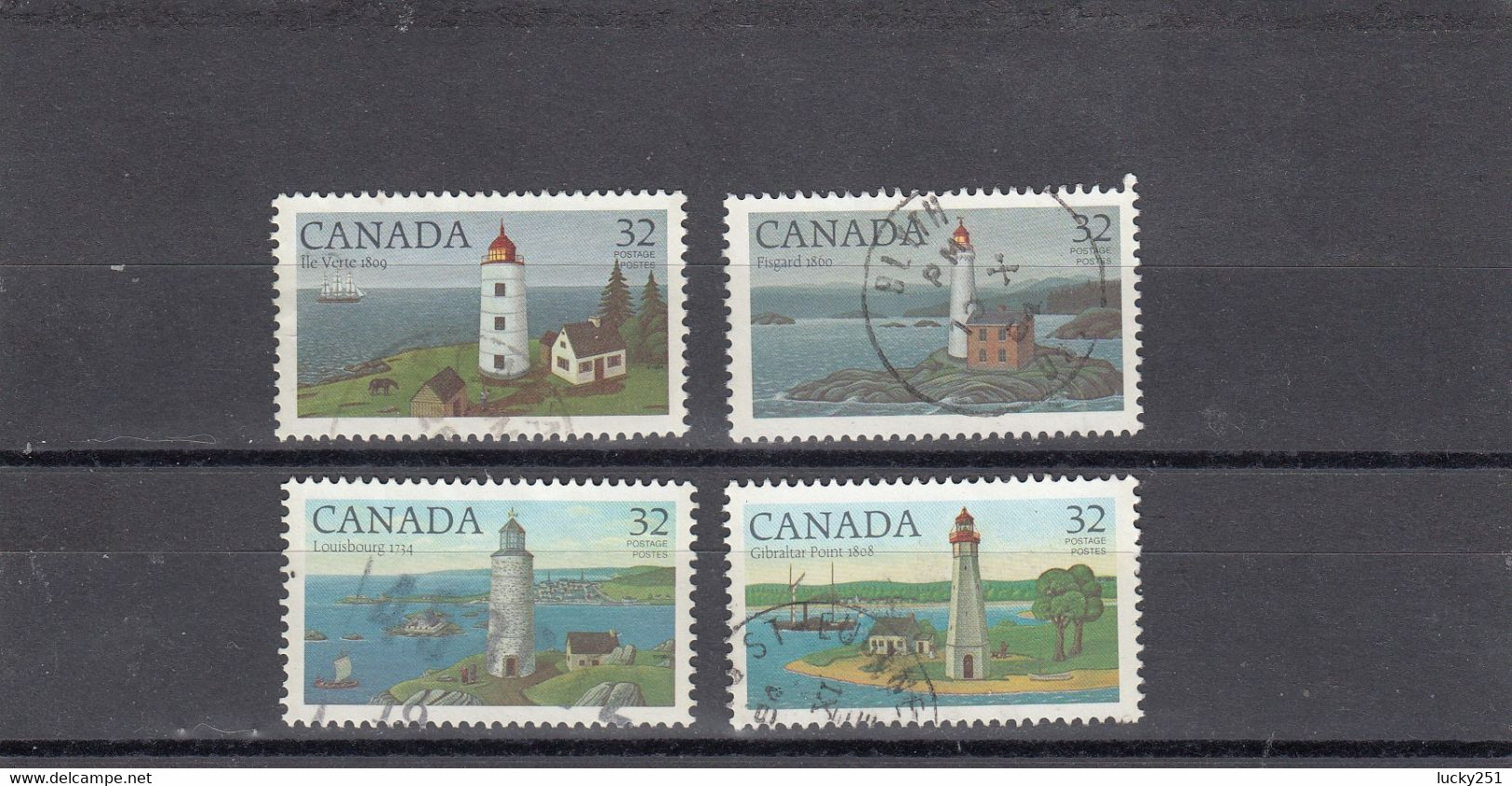 Canada - Oblitéré - Phares, Leuchtturm, Lighthouse - Lighthouses