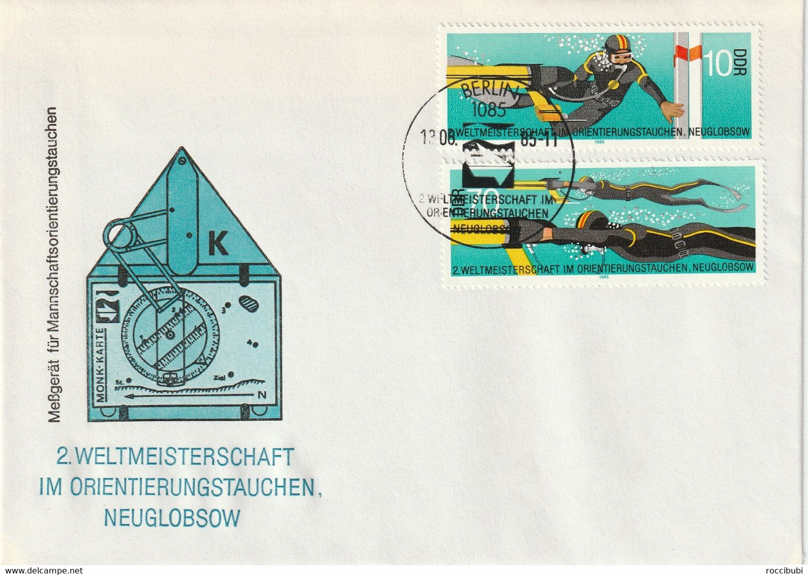 DDR 1985 FDC - Diving