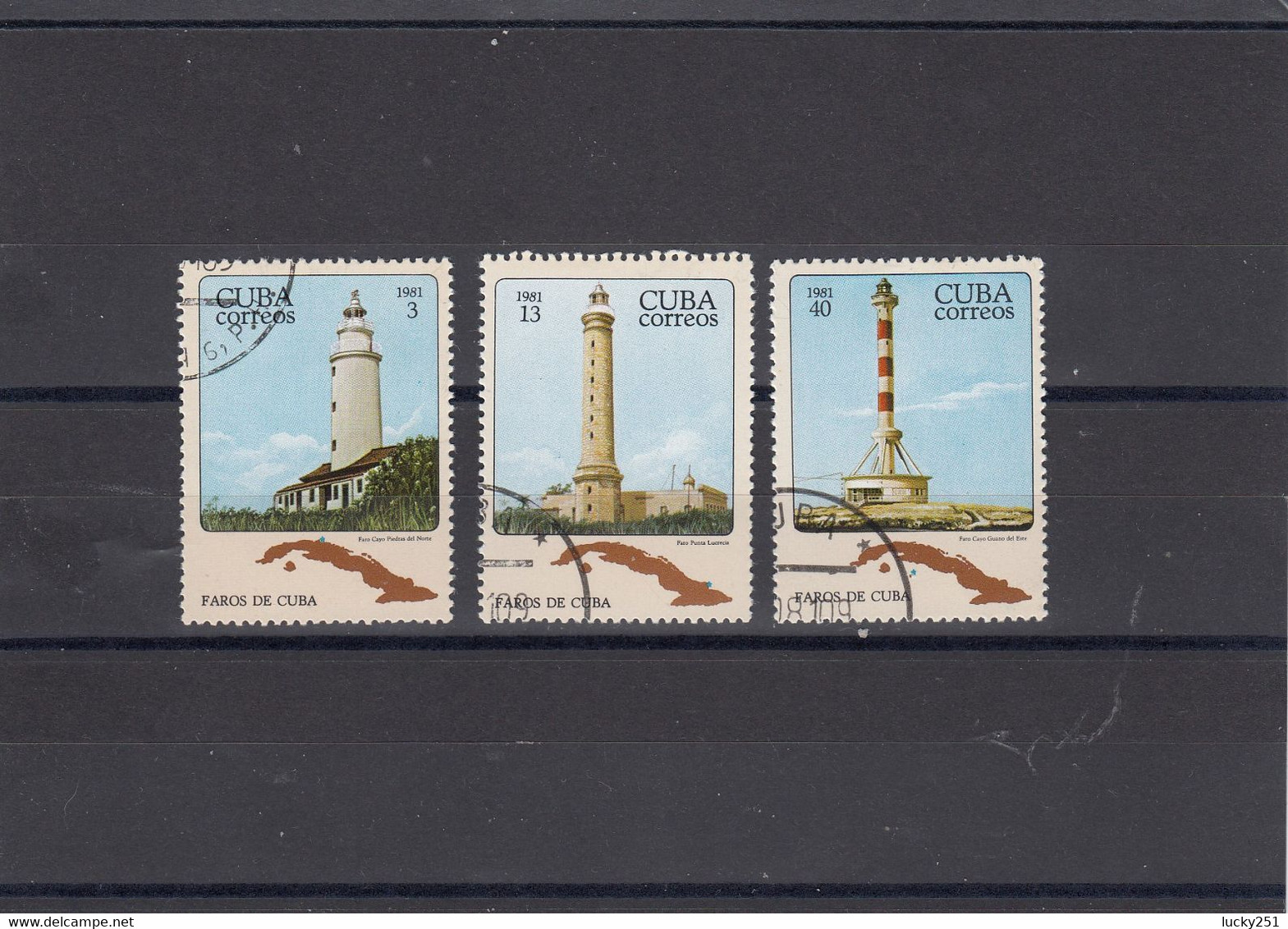 Cuba - Oblitéré - Phares, Lighthouse, Leuchtthurm - Lighthouses