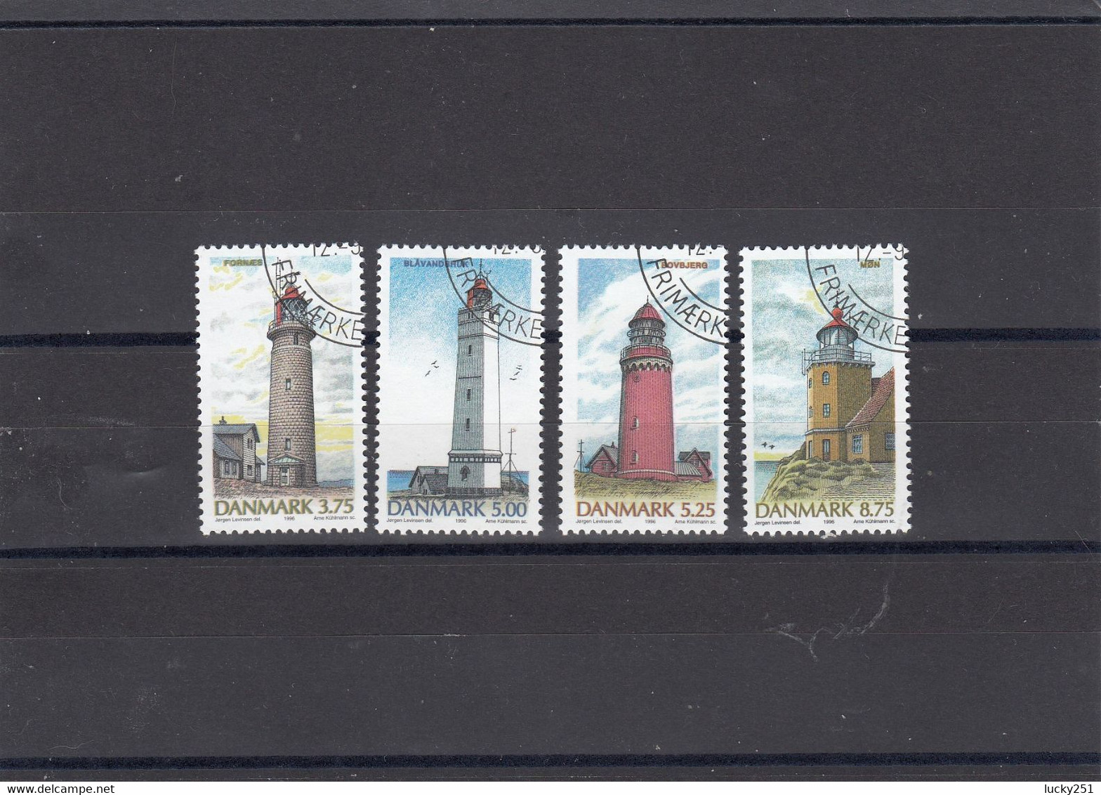 Danemark - Oblitéré - Phares, Lighthouse, Leuchtthurm - Lighthouses