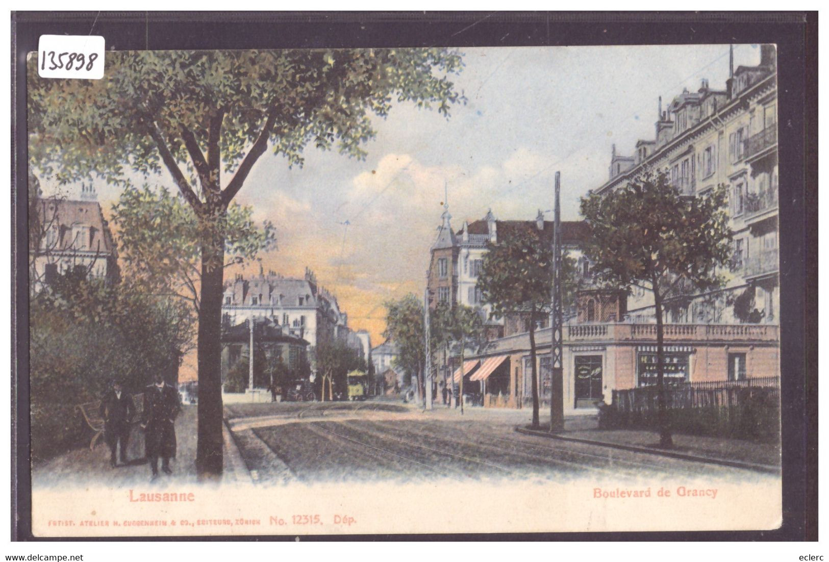 LAUSANNE - BOULEVARD DE GRANCY - TB - Grancy