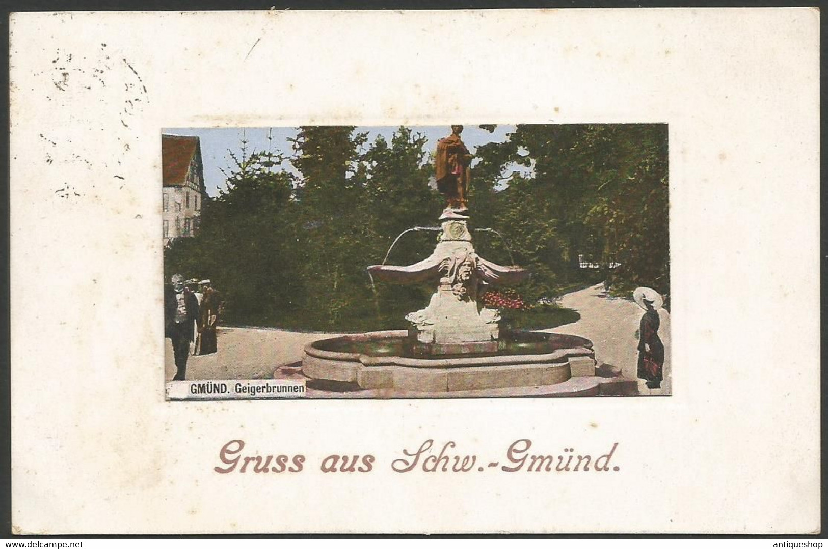 Germany-----Schwäbisch Gmünd-----old Postcard - Schwaebisch Gmünd