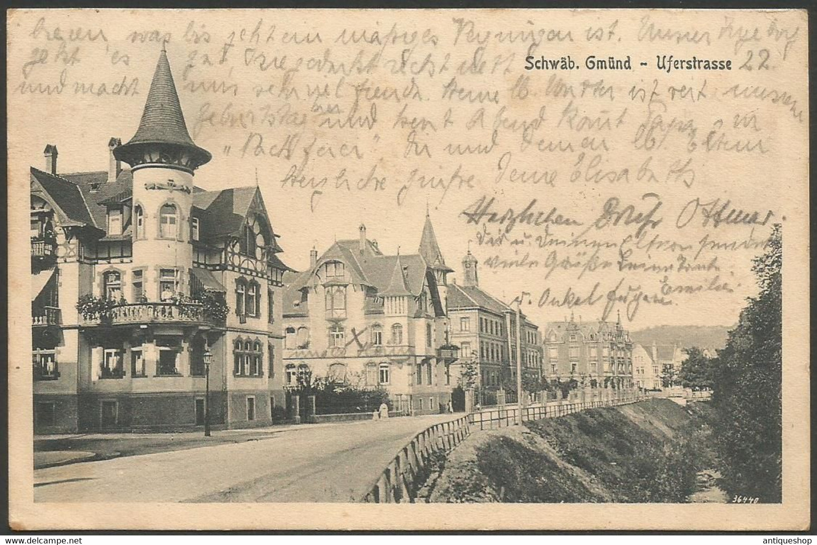 Germany-----Schwäbisch Gmünd-----old Postcard - Schwaebisch Gmünd