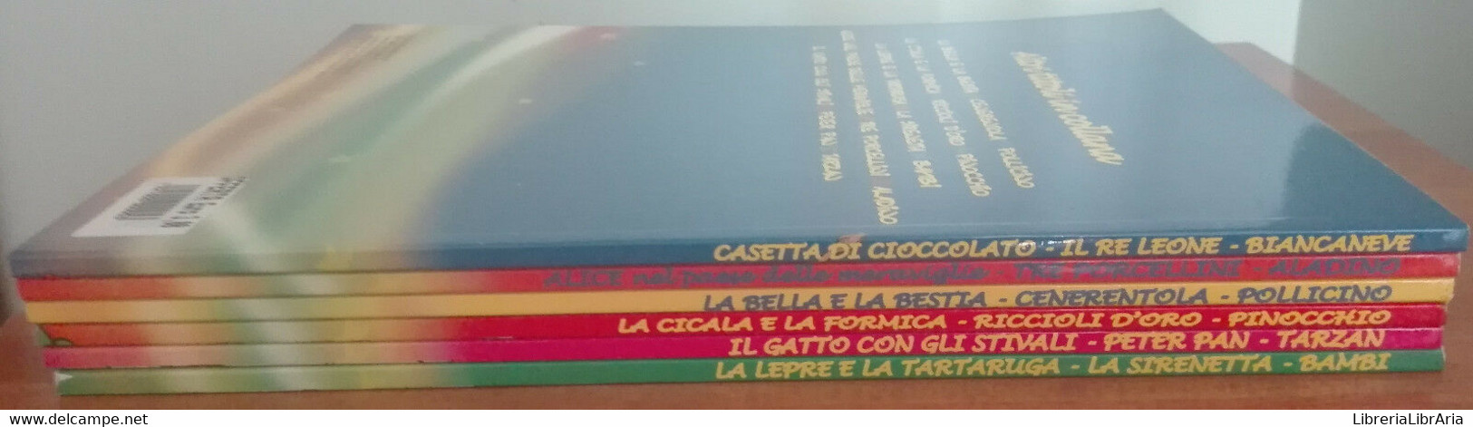 Lotto 6 Volumi Fiabe Da Leggere E Colorare - AA.VV. - Bookstore,2010 - A - Bambini E Ragazzi