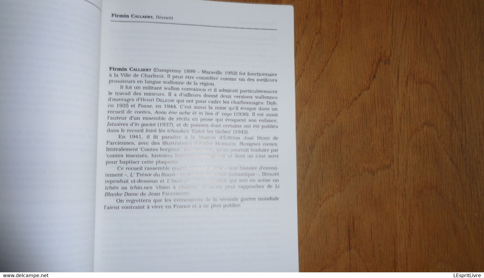 BWAGNES CONTES L'Irréalisme Dans La Prose En Wallon Carologien Régionalisme Charleroi Wallonie Patois Dialecte Parler - België