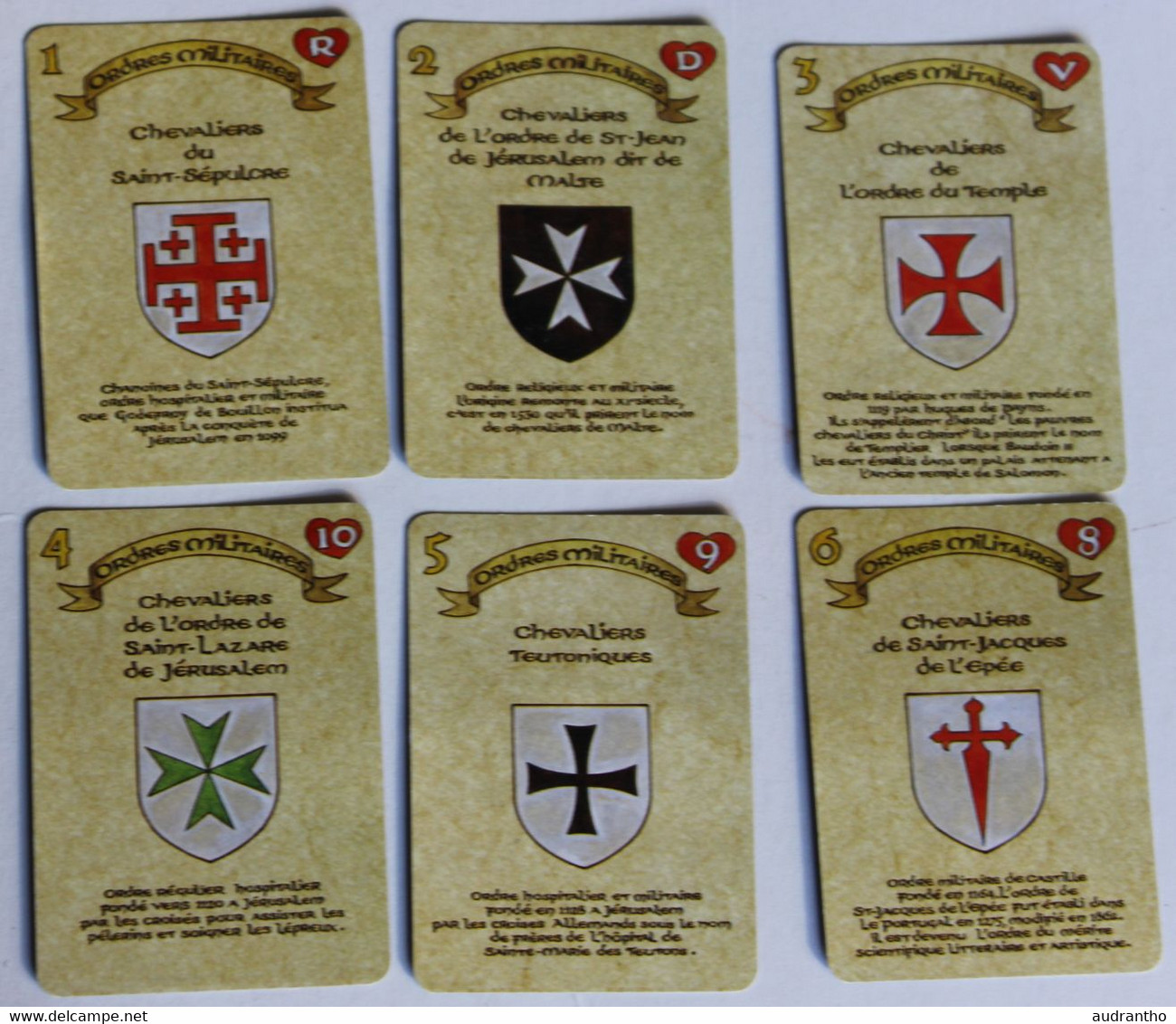 Jeu De Cartes 7 Familles Armoiries Cimiers écus Corporations Ordres Militaires Provinces éditions Duserre - Autres & Non Classés