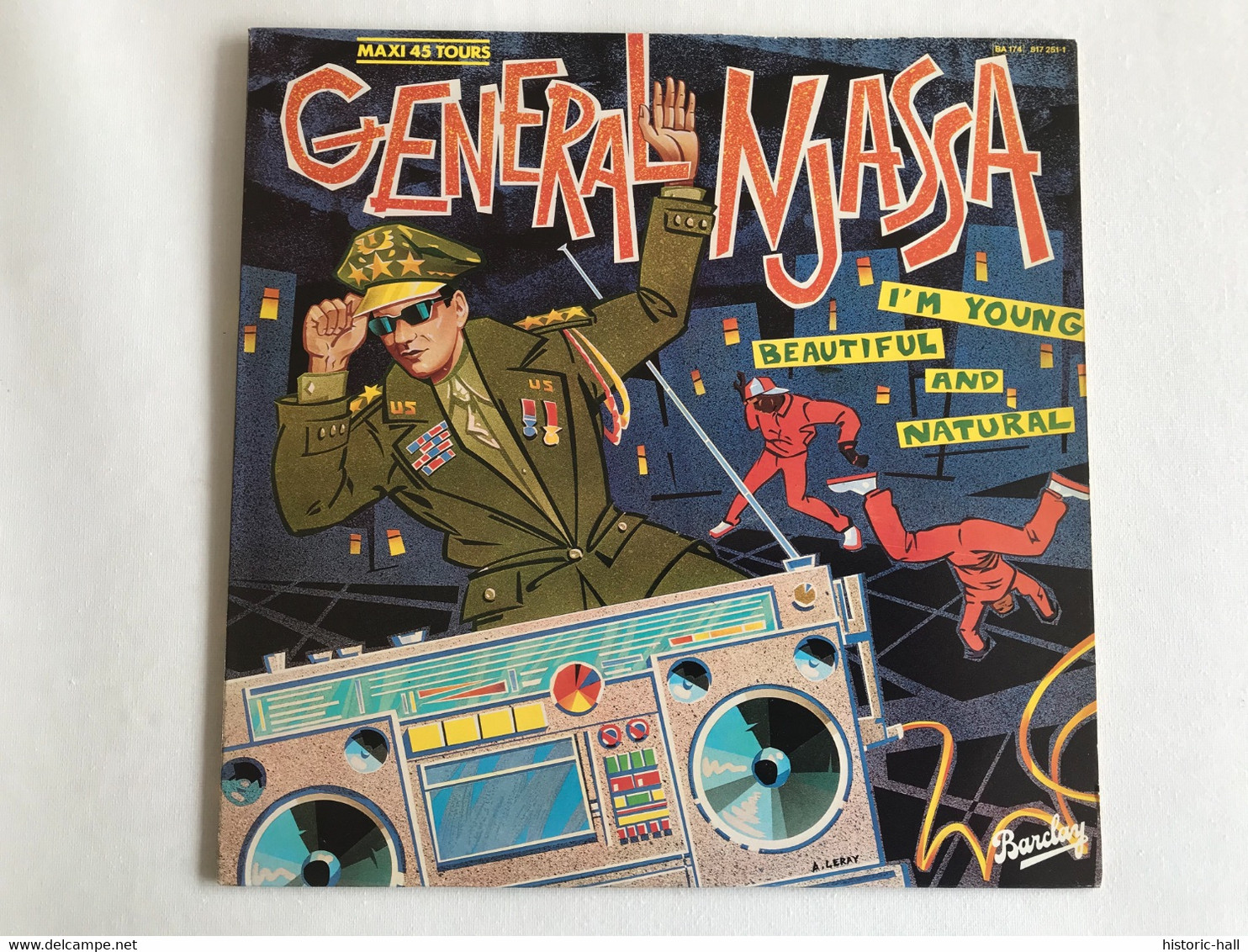 GENERAL NJASSA - I’m Young Beautiful And Natural  -  MAXI 45t - 1983 - FRENCH Press - Rap En Hip Hop