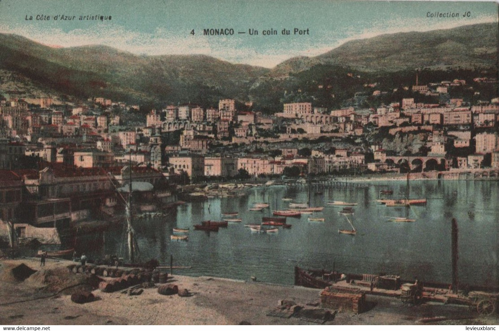 Carte Postale Ancienne /Un Coin Du  PORT / MONACO/ Vers1900-1930  CPDIV285 - Harbor