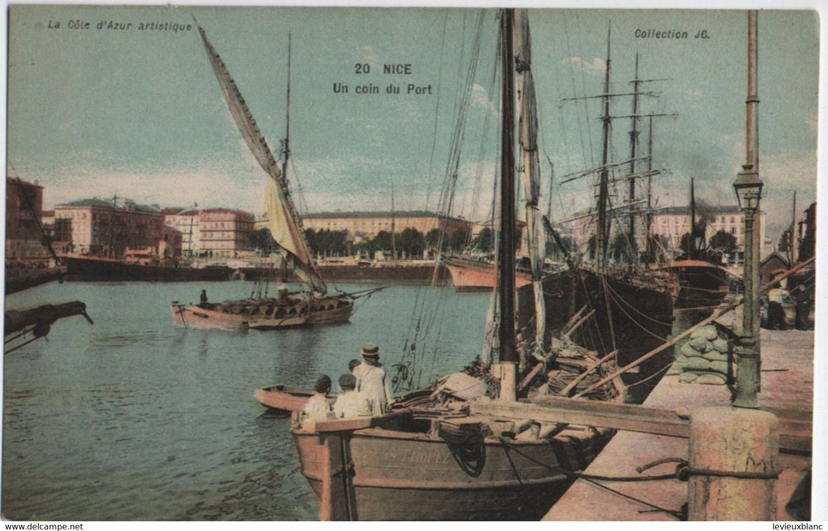 Carte Postale Ancienne /Un Coin Du PORT / NICE/Alpes Maritimes/ Vers1900-1930  CPDIV288 - Transport (sea) - Harbour