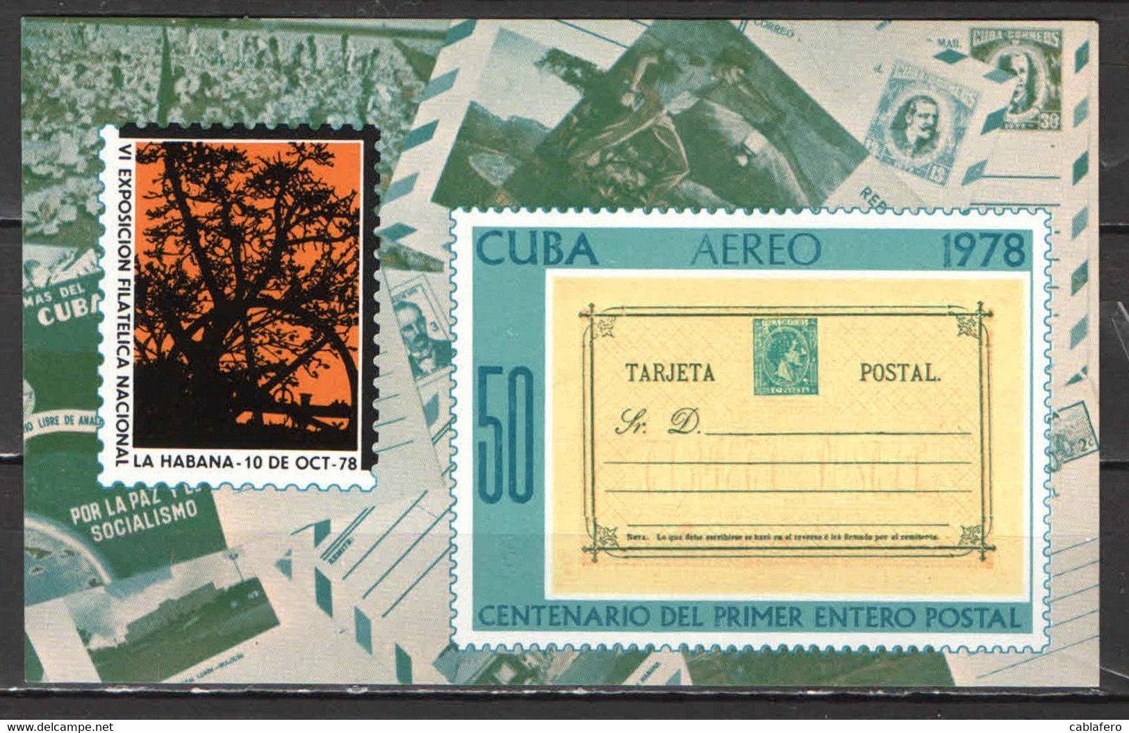 CUBA - 1978 - ESPOSIZIONE FILATELICA  L'AVANA - SOUVENIR SHEET - MH - Nuovi