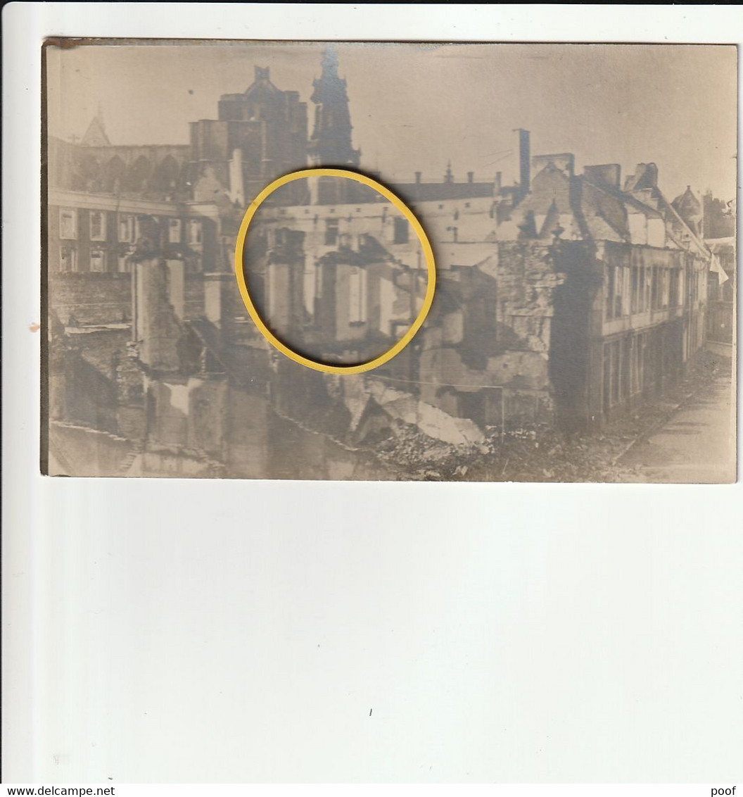 Leuven : Bommen Op Leuven / Ruines WO --- Fotokaart ( 2 ) - Leuven