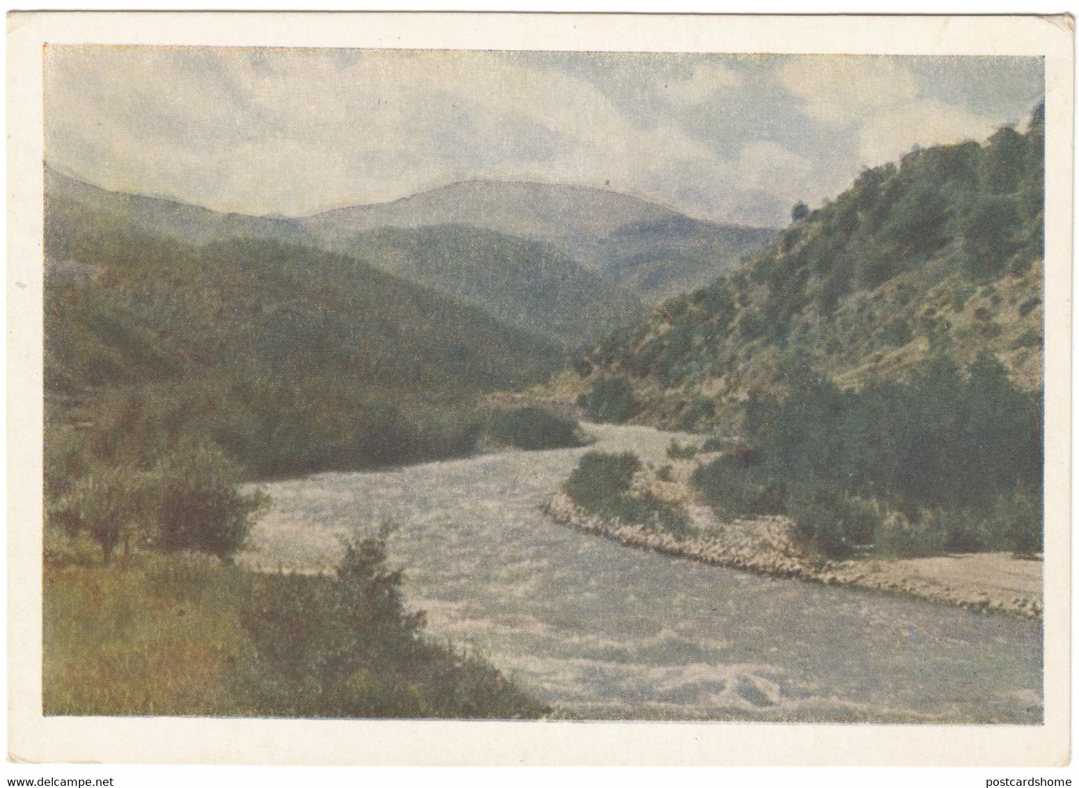 Russia, North Caucasus, Teberda River. USSR. 1957 - Chechnya
