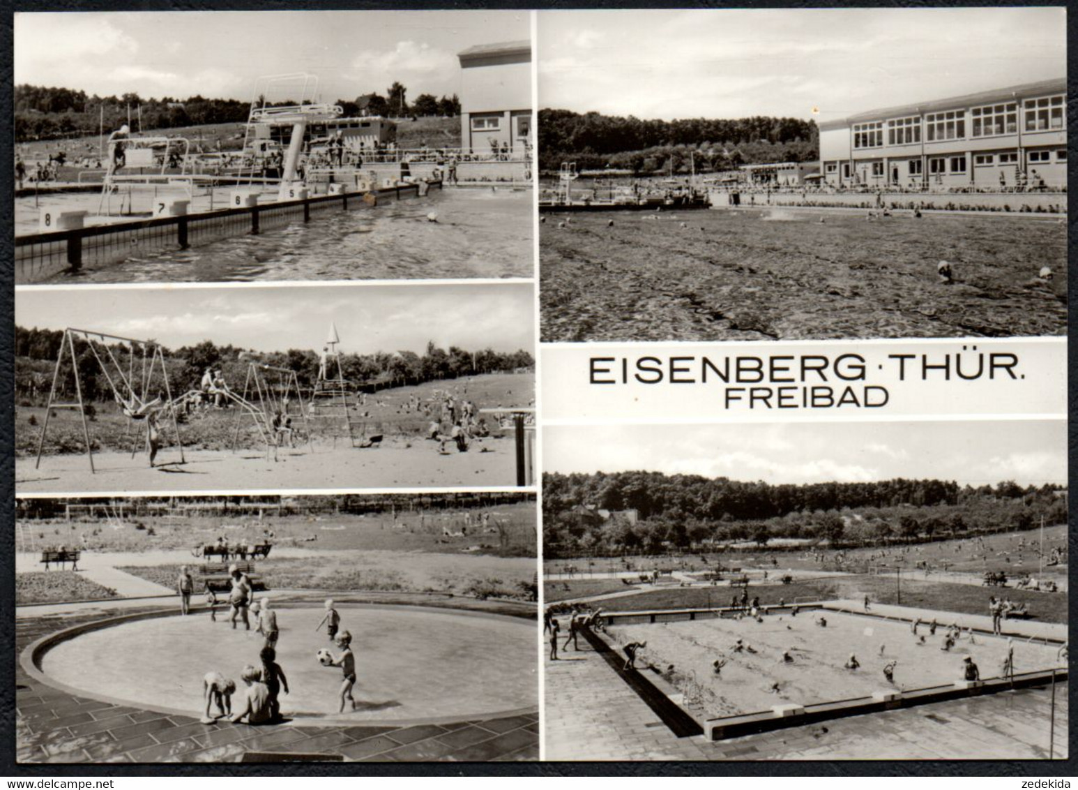 F4126 - Eisenberg Freibad Schwimmbad - Bild Und Heimat Reichenbach - Eisenberg