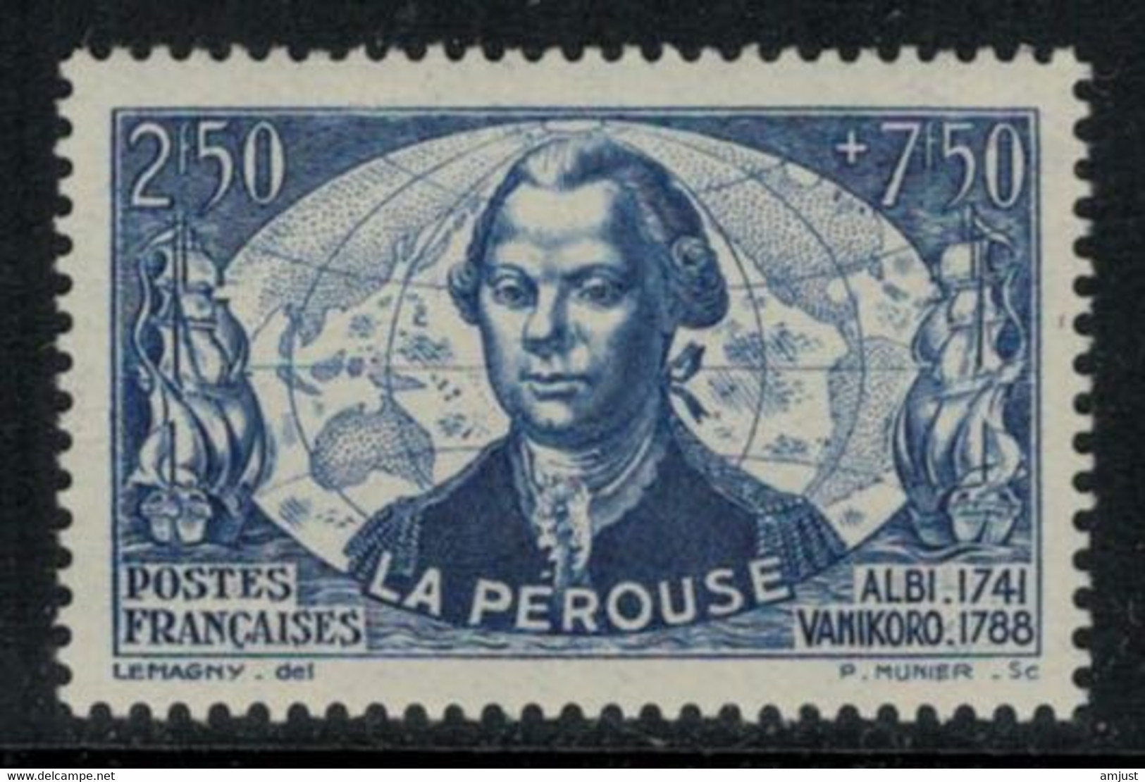 France // 1942 // Bicentenaire De La Naissance De Jean-François De Galoup, Neuf** MNH N0.541 Y&T (sans Charnière) - Unused Stamps