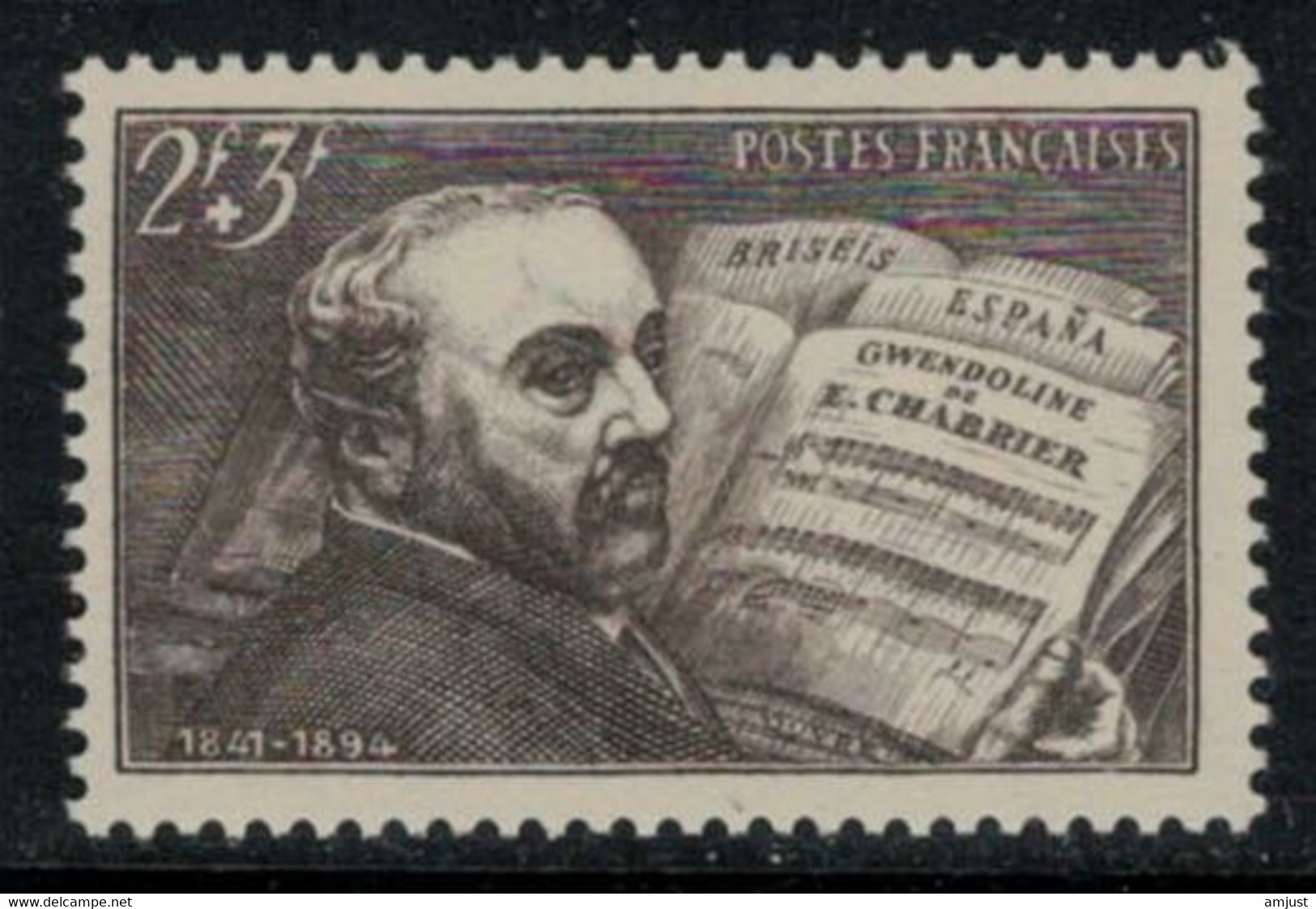 France // 1942 // 100 Ans De La Naissance D'Emmanuel Chabrier, Neuf** MNH N0.542 Y&T (sans Charnière) - Nuevos