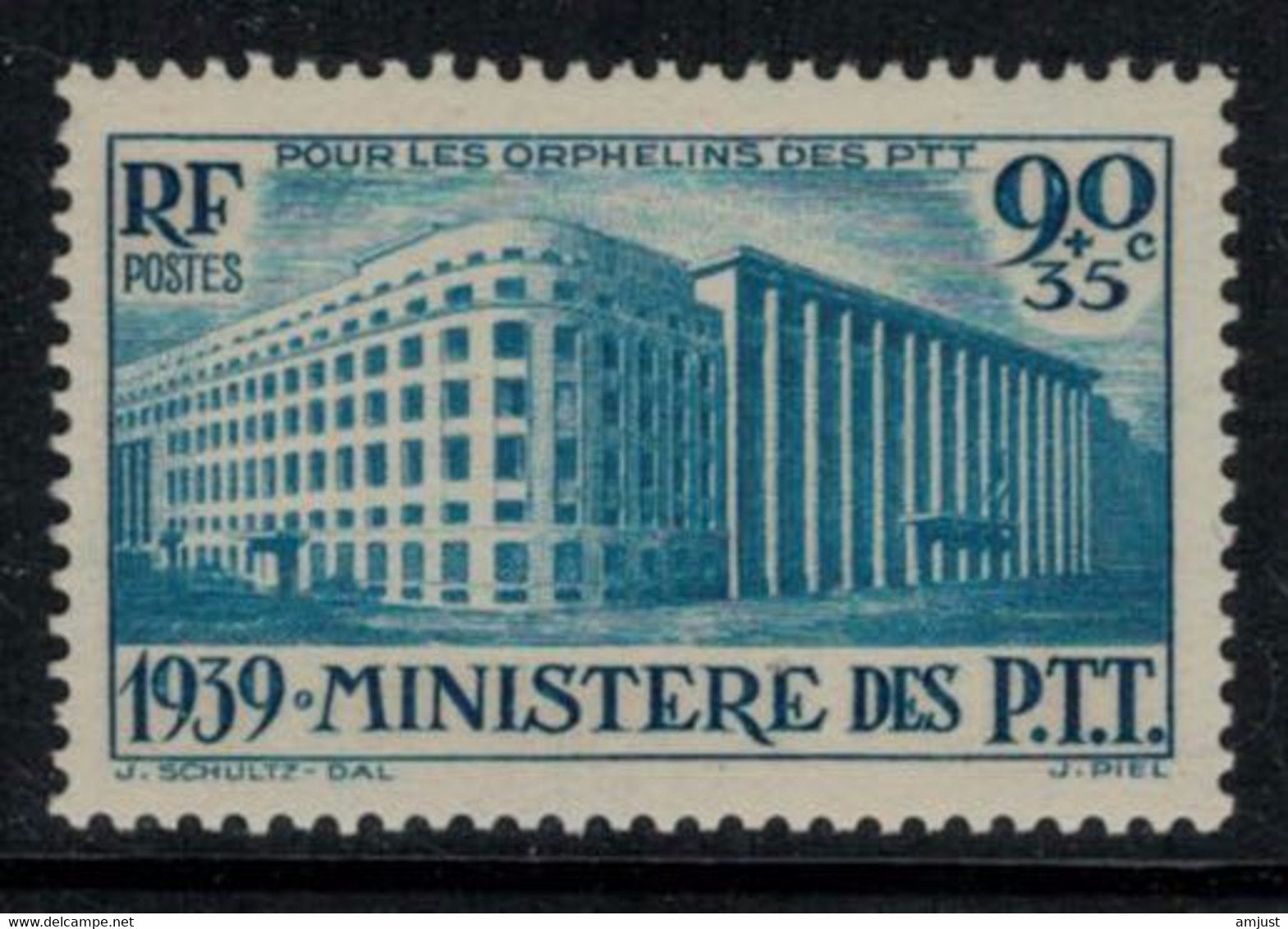 France // 1939 // Paris, Le Ministère Des PTTi, Neuf** MNH N0.424 Y&T (sans Charnière) - Nuovi