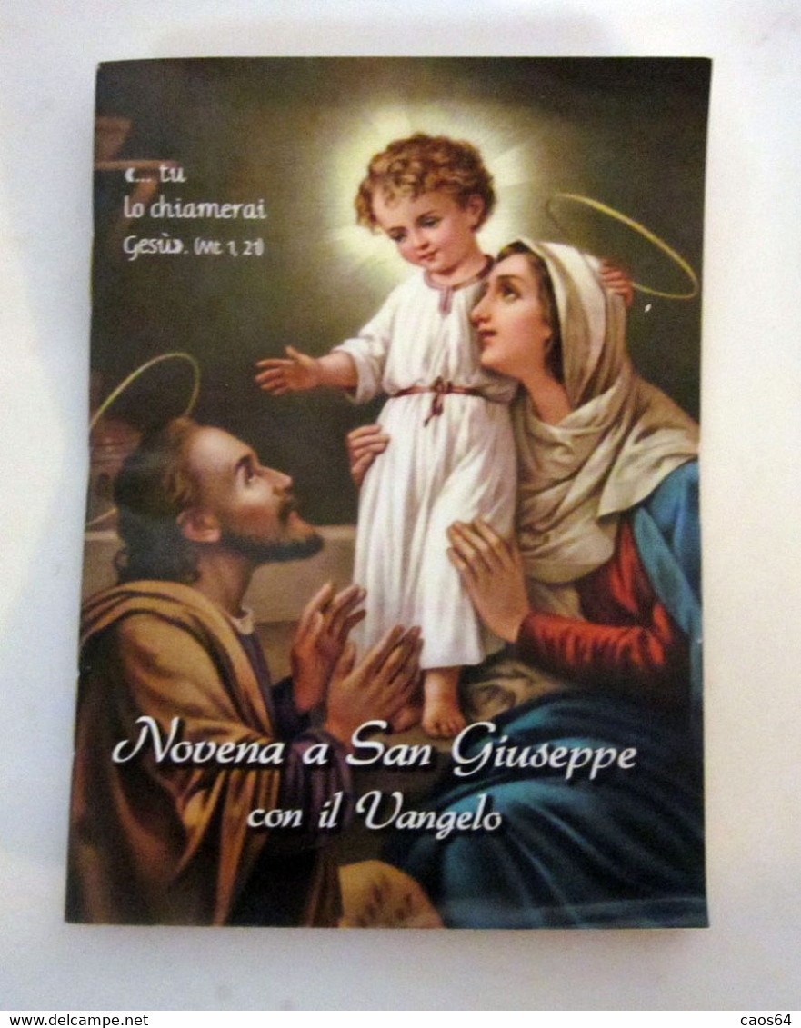 Novena A San Giuseppe Con Il Vangelo  Libretto NUOVO ITALY - Religion